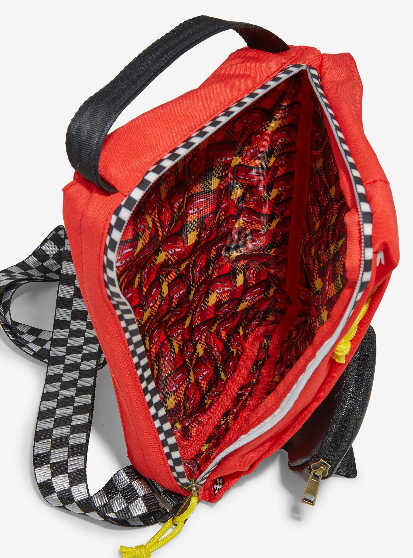Disney Pixar Cars Lightning McQueen Patches Crossbody Bag with Coin Purse - BoxLunch Exclusive, , alternate