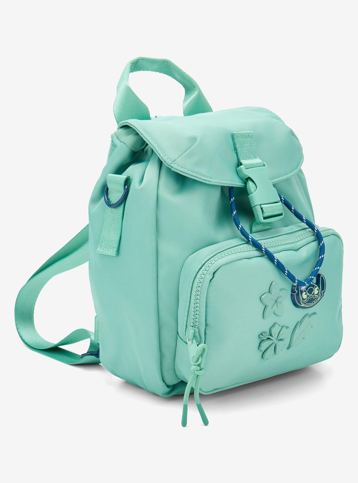 Disney Lilo & Stitch Tonal Stitch Icons Nylon Mini Backpack - BoxLunch Exclusive, , hi-res