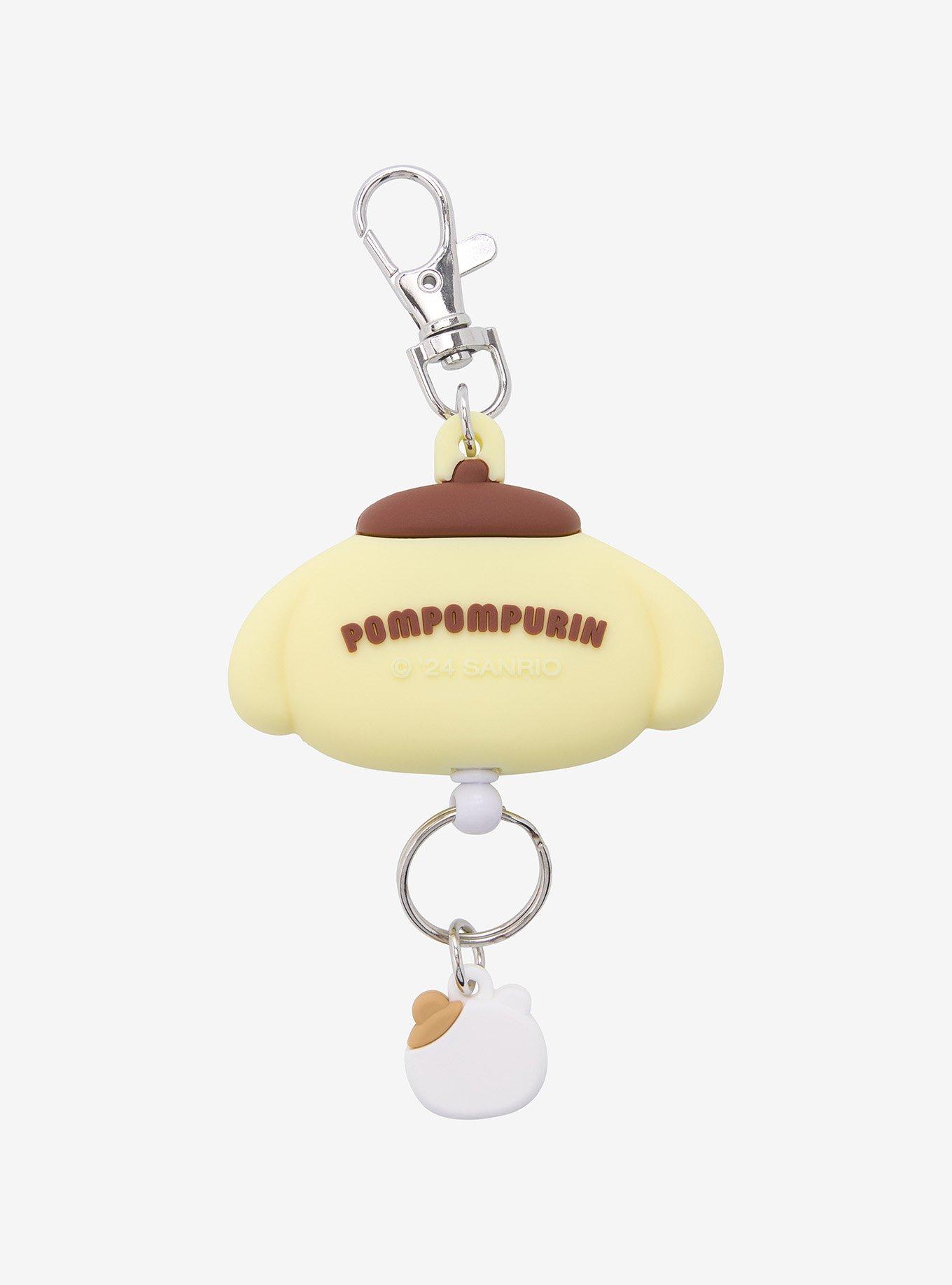 Sanrio Japan Originals Pompompurin Retractable Badge Reel, , hi-res