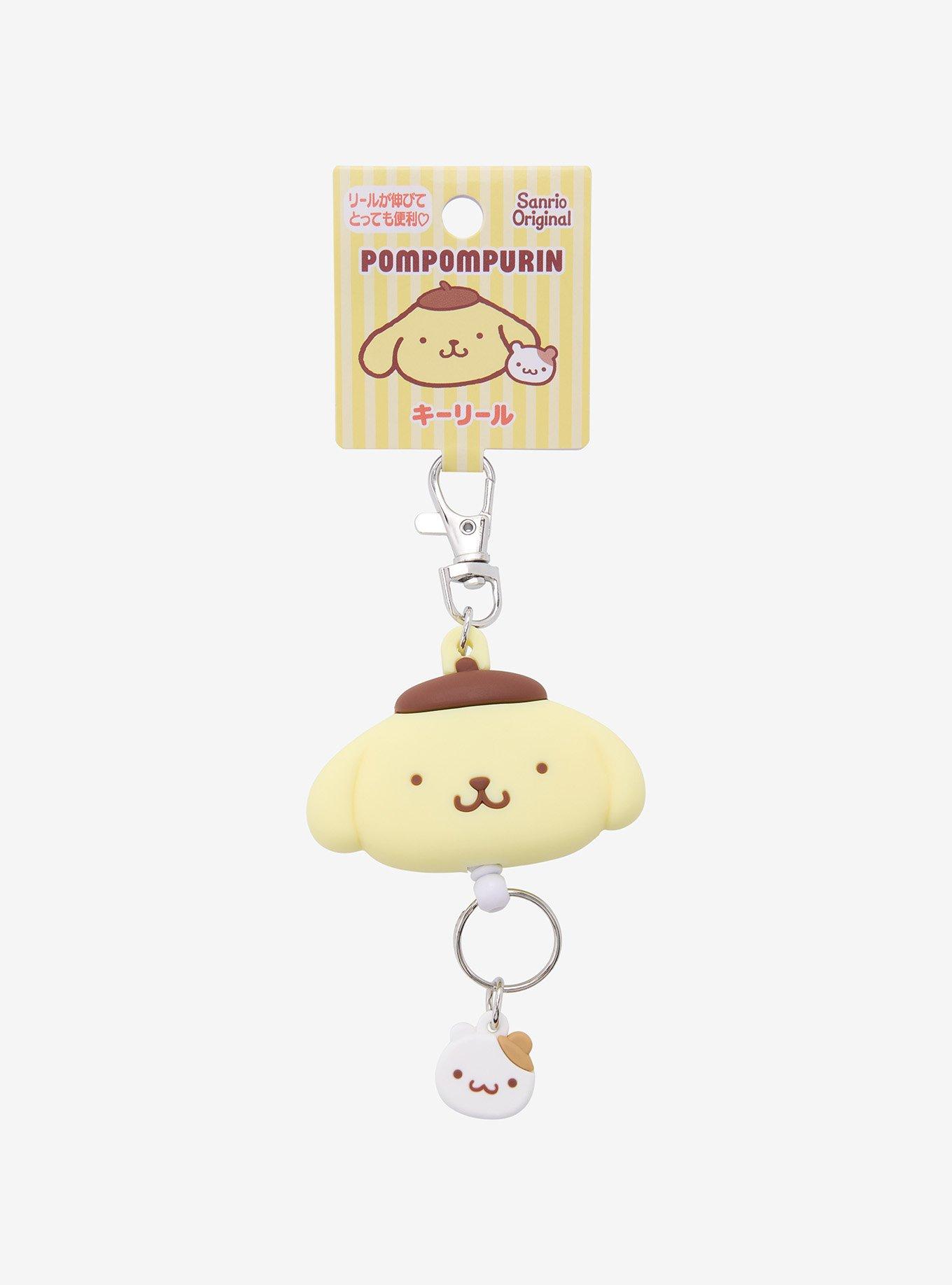 Sanrio Japan Originals Pompompurin Retractable Badge Reel, , alternate