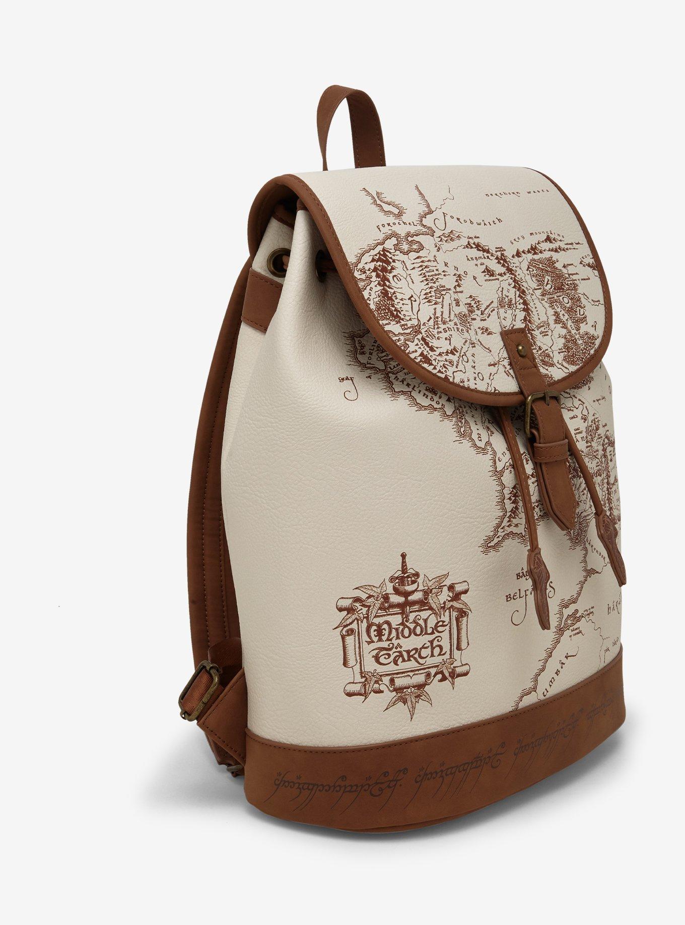 The Lord of the Rings Middle-earth Map Mini Backpack — BoxLunch Exclusive, , hi-res