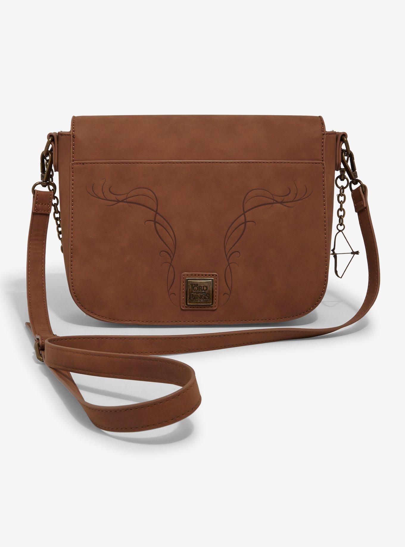 The Lord of the Rings Legolas Swords Pattern Crossbody Bag — BoxLunch Exclusive, , alternate