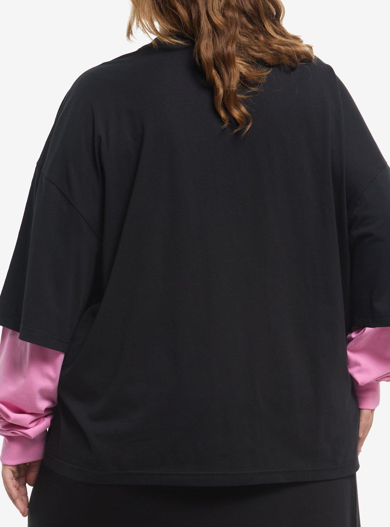 Adventure Time Characters Girls Twofer Long-Sleeve T-Shirt Plus Size, , alternate