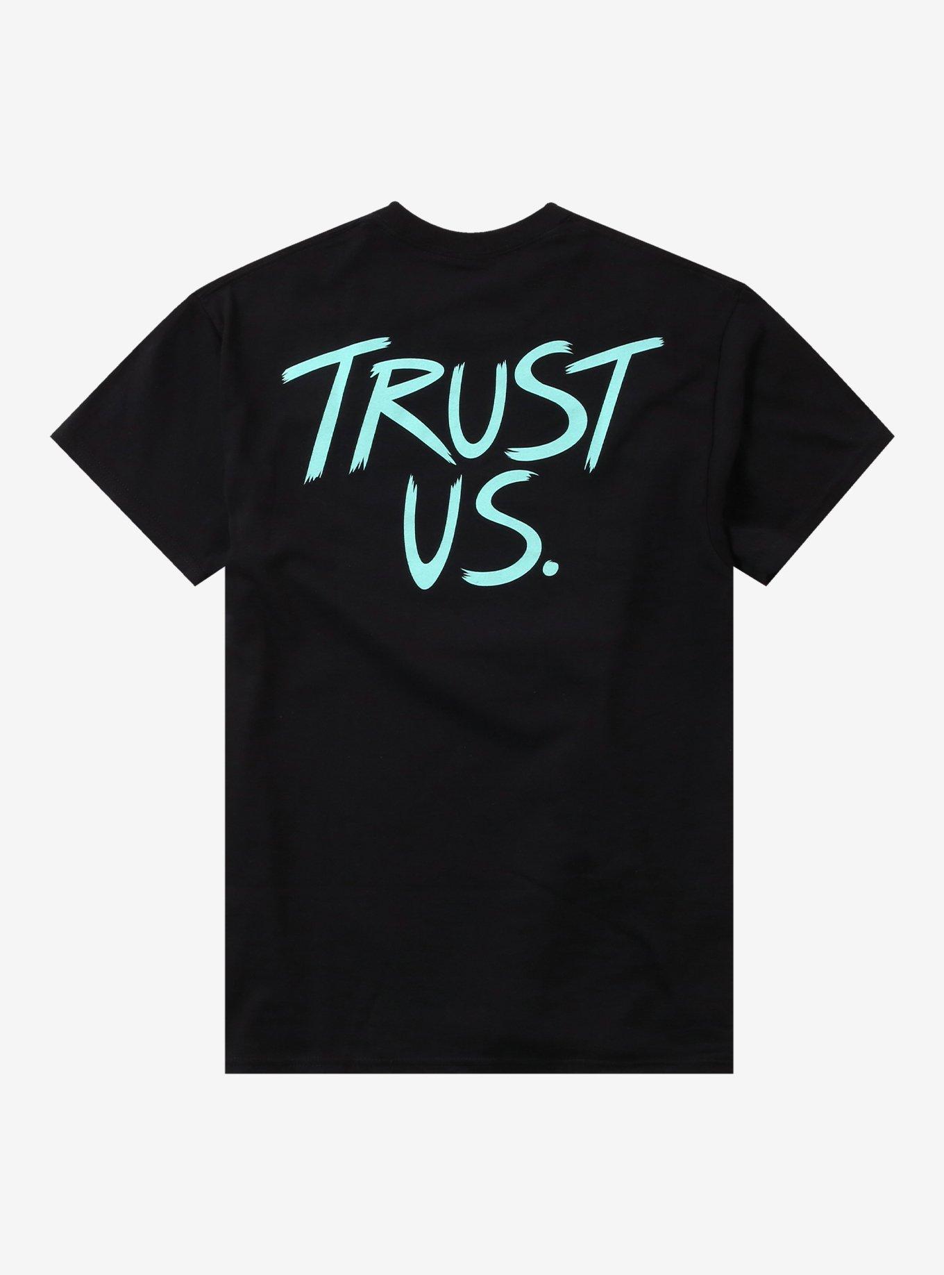 Hazbin Hotel Trust Us Double-Sided T-Shirt, , hi-res