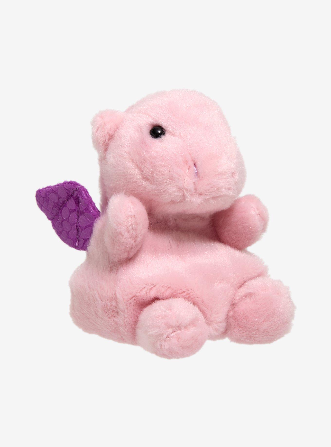 Aurora Palm Pals Aria Pink Dragon Plush, , hi-res