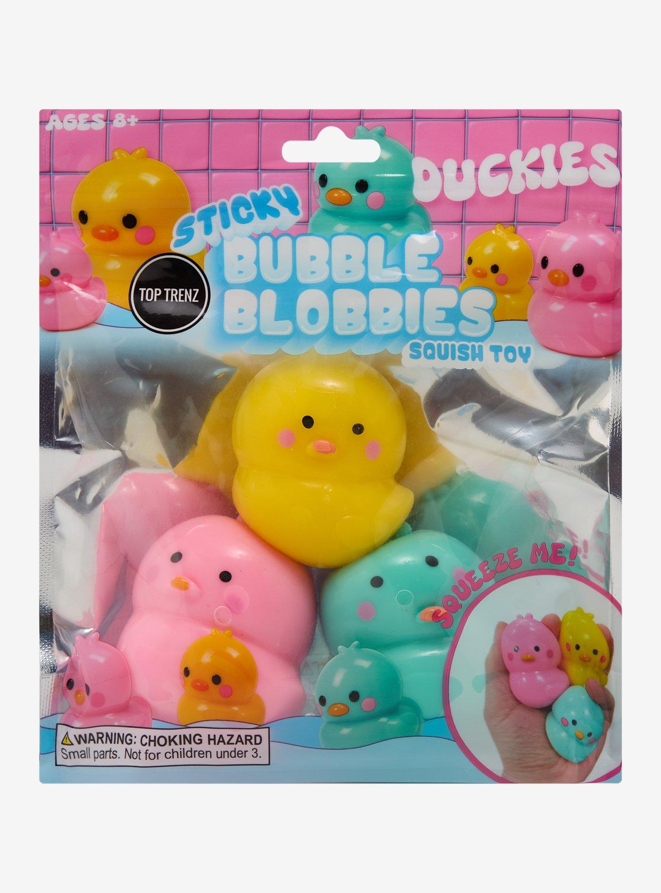 Sticky Bubble Blobbies Duck Squishy Toy Set, , hi-res