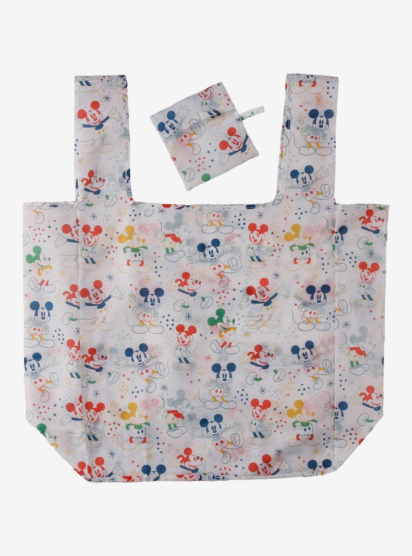 Disney Mickey Mouse Multicolor Reusable Tote Bag - BoxLunch Exclusive, , hi-res