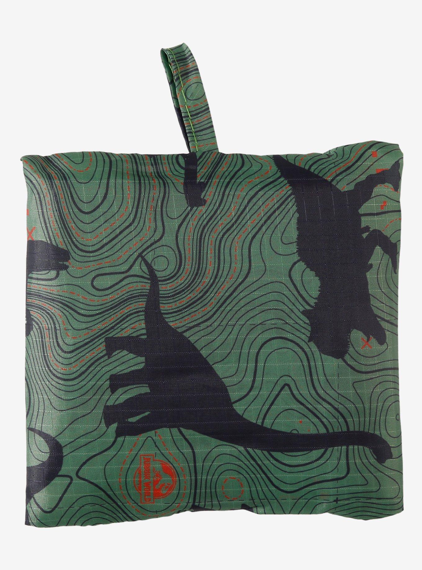Jurassic Park Dinosaurs Allover Print Reusable Tote &mdash; BoxLunch Exclusive, , alternate