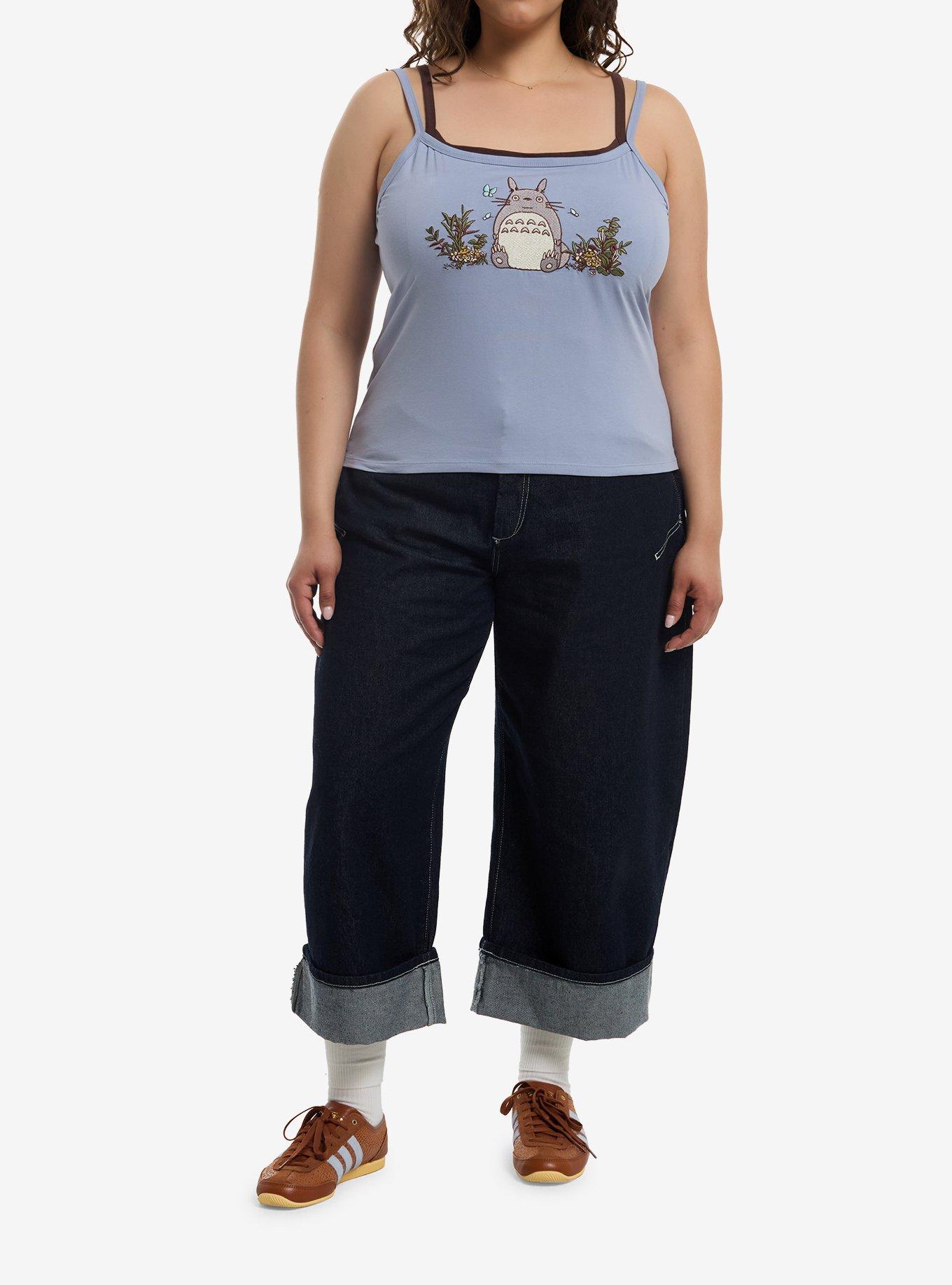Her Universe Studio Ghibli&reg; My Neighbor Totoro Floral Layered Girls Cami Plus Size, , hi-res