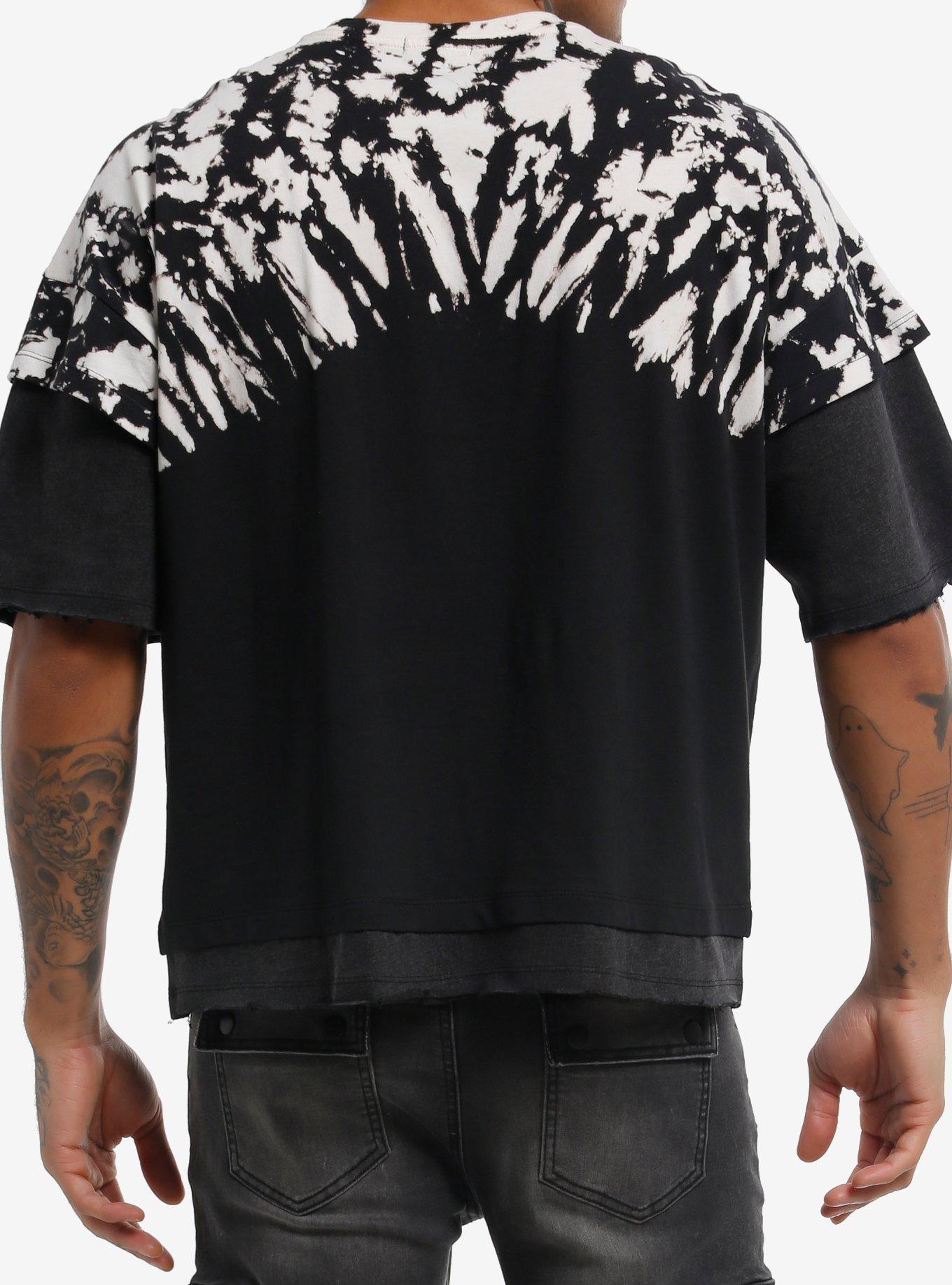 Grim Reaper Studded Twofer T-Shirt, , hi-res