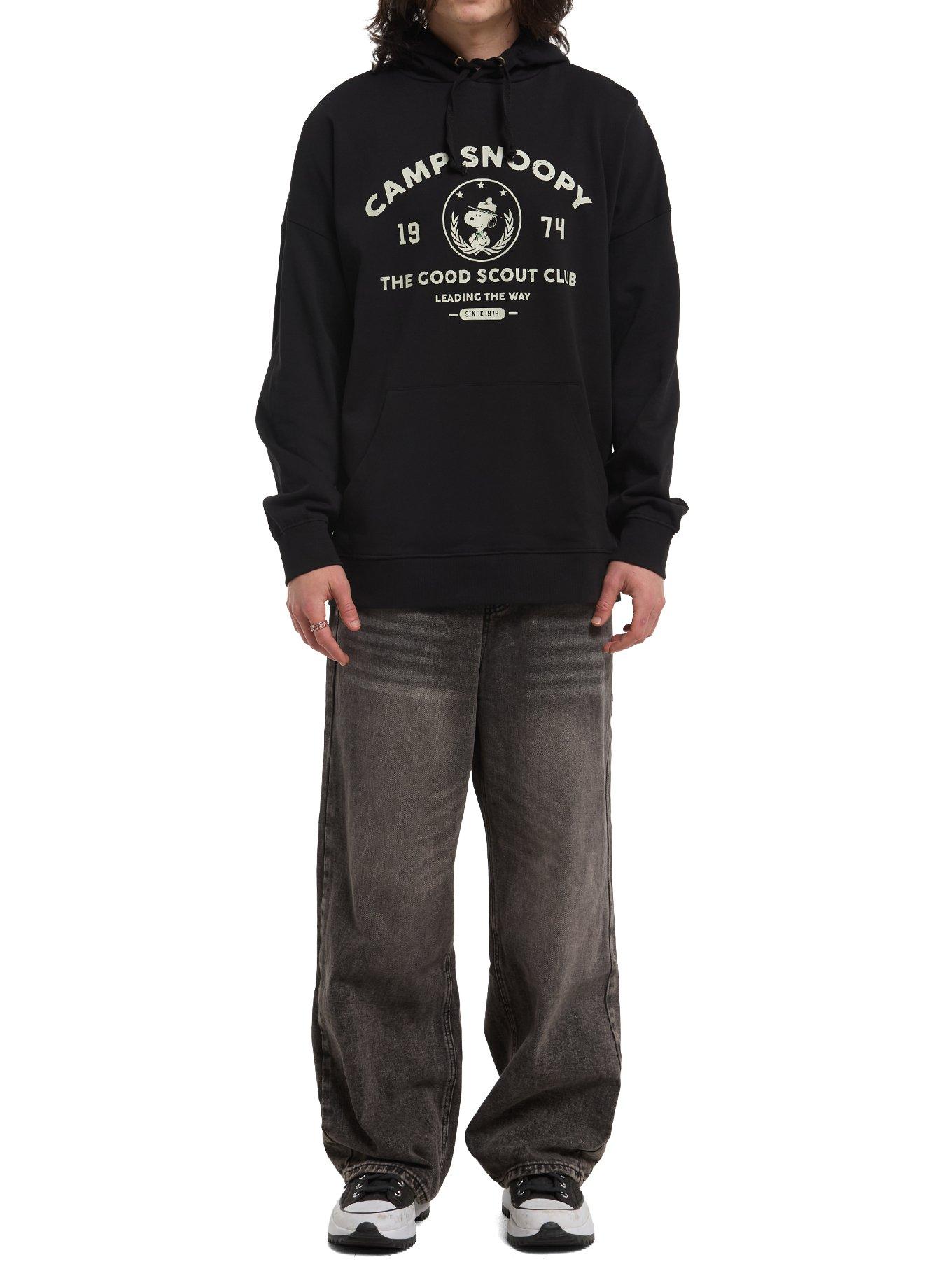 Peanuts Camp Snoopy Beagle Scouts Hoodie, BROWN, alternate