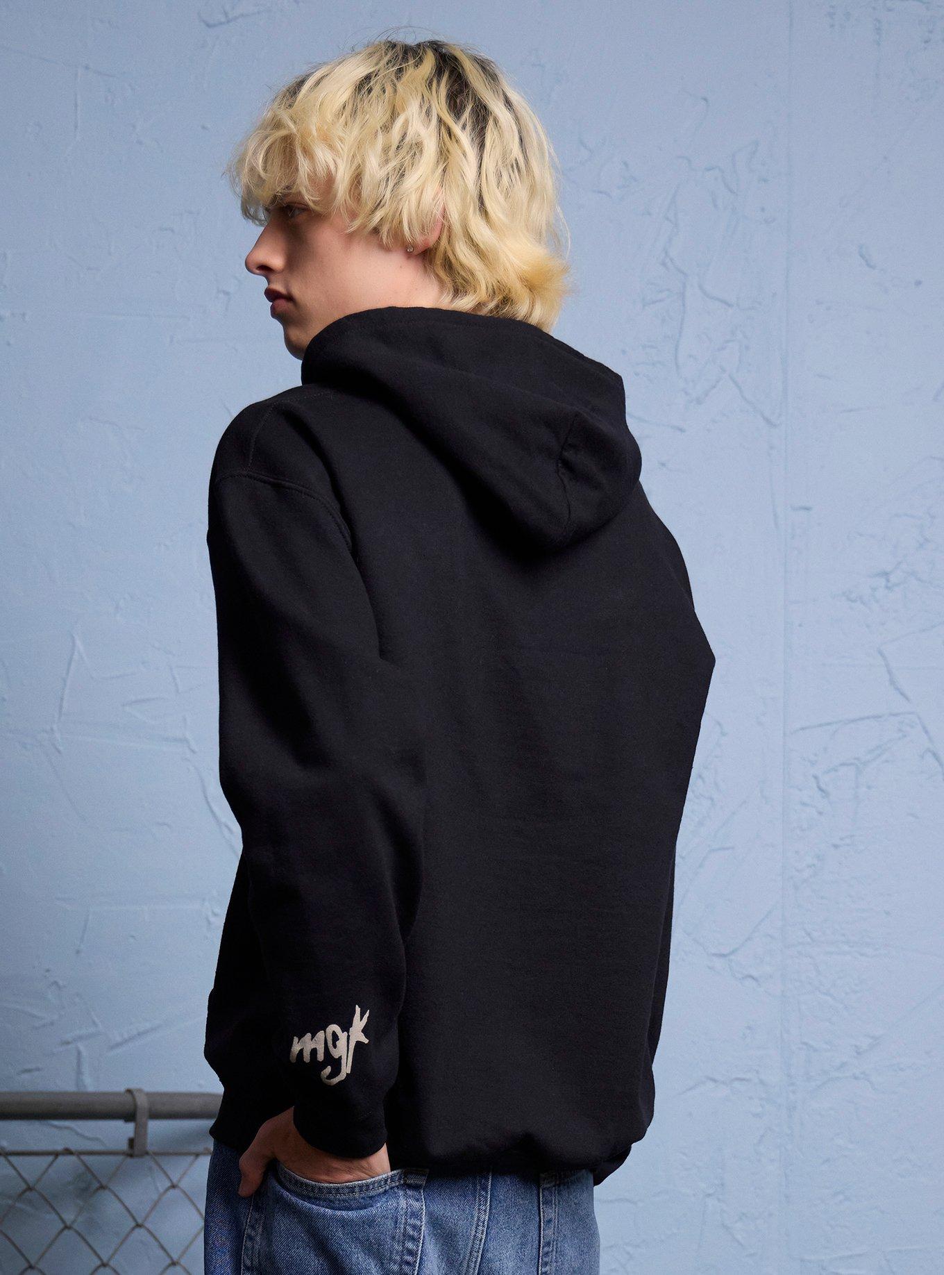 mgk lost americana Highway Sign Hoodie Hot Topic Exclusive, BLACK, alternate