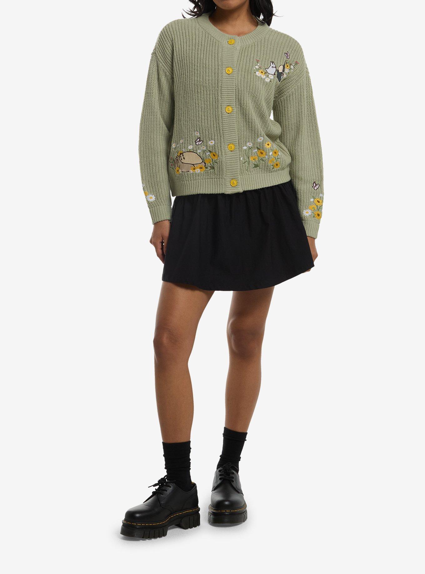 Her Universe Studio Ghibli&reg; My Neighbor Totoro Floral Butterfly Girls Cardigan, , hi-res
