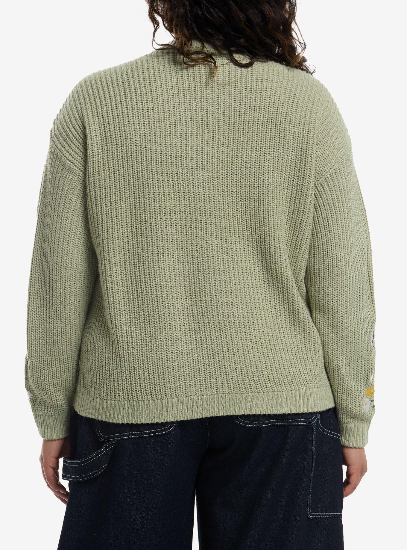 Her Universe Studio Ghibli&reg; My Neighbor Totoro Floral Butterfly Girls Cardigan Plus Size, , alternate