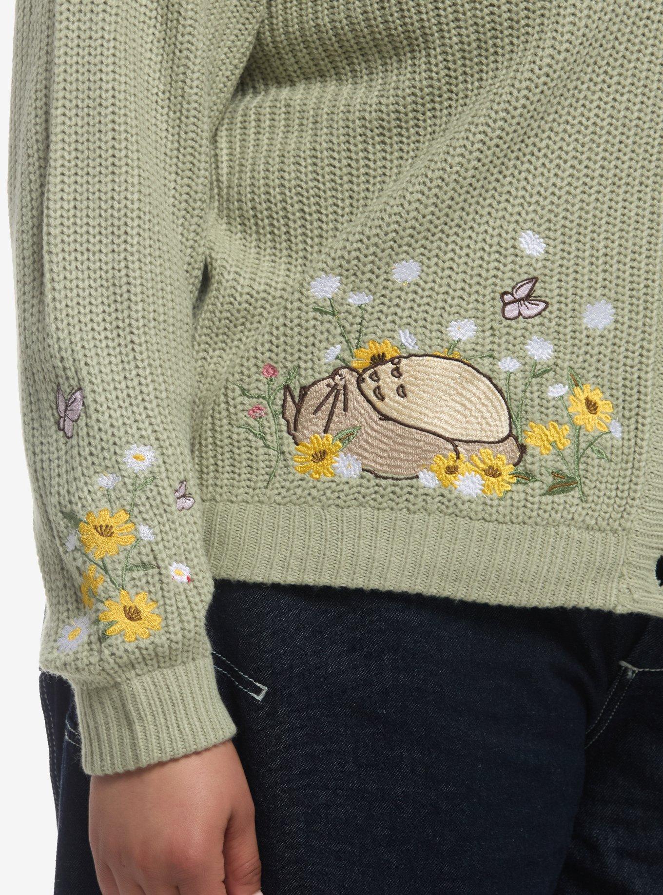 Her Universe Studio Ghibli&reg; My Neighbor Totoro Floral Butterfly Girls Cardigan Plus Size, , alternate