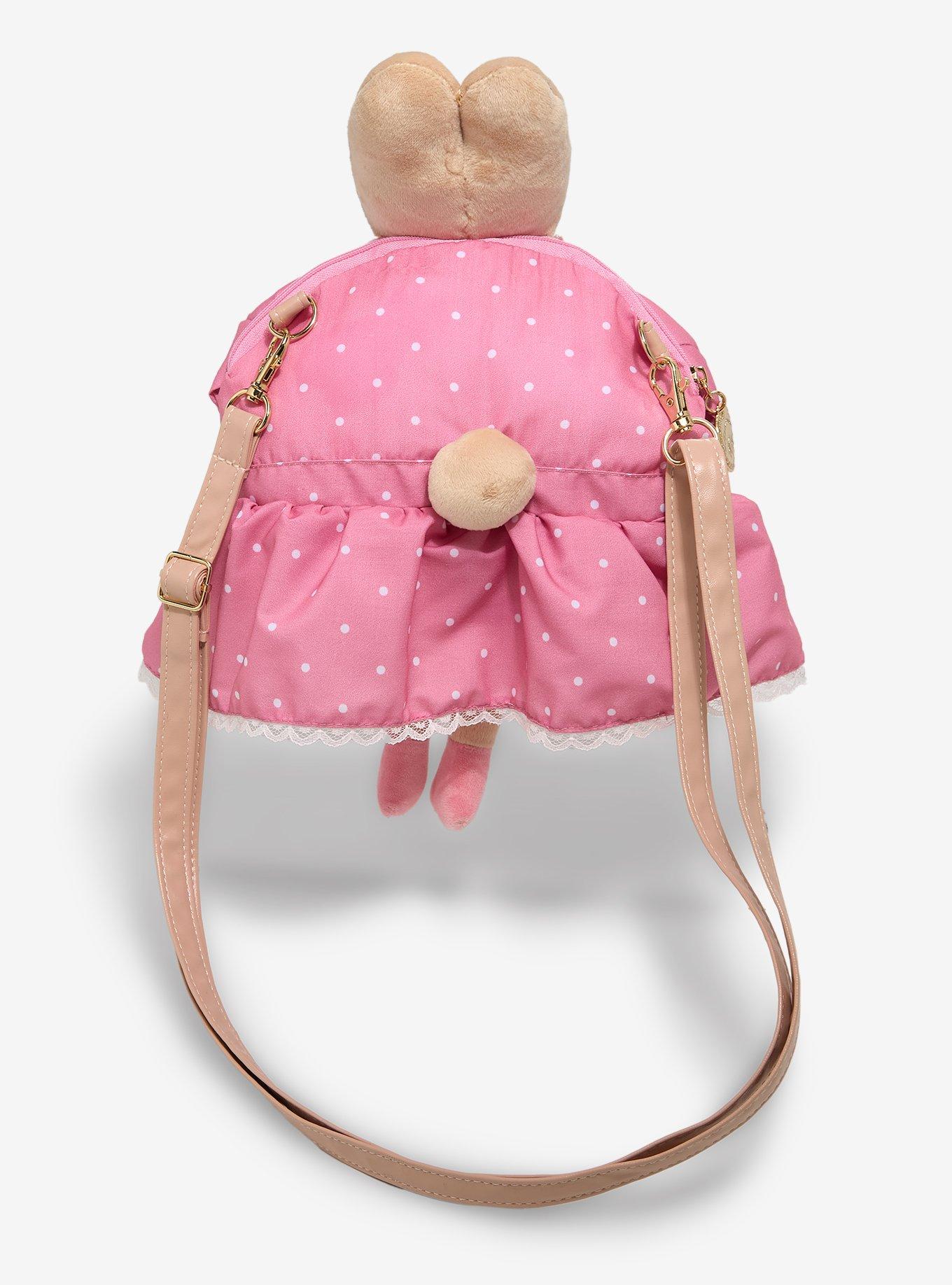 Marron Cream Figural Plush Crossbody Bag, , hi-res