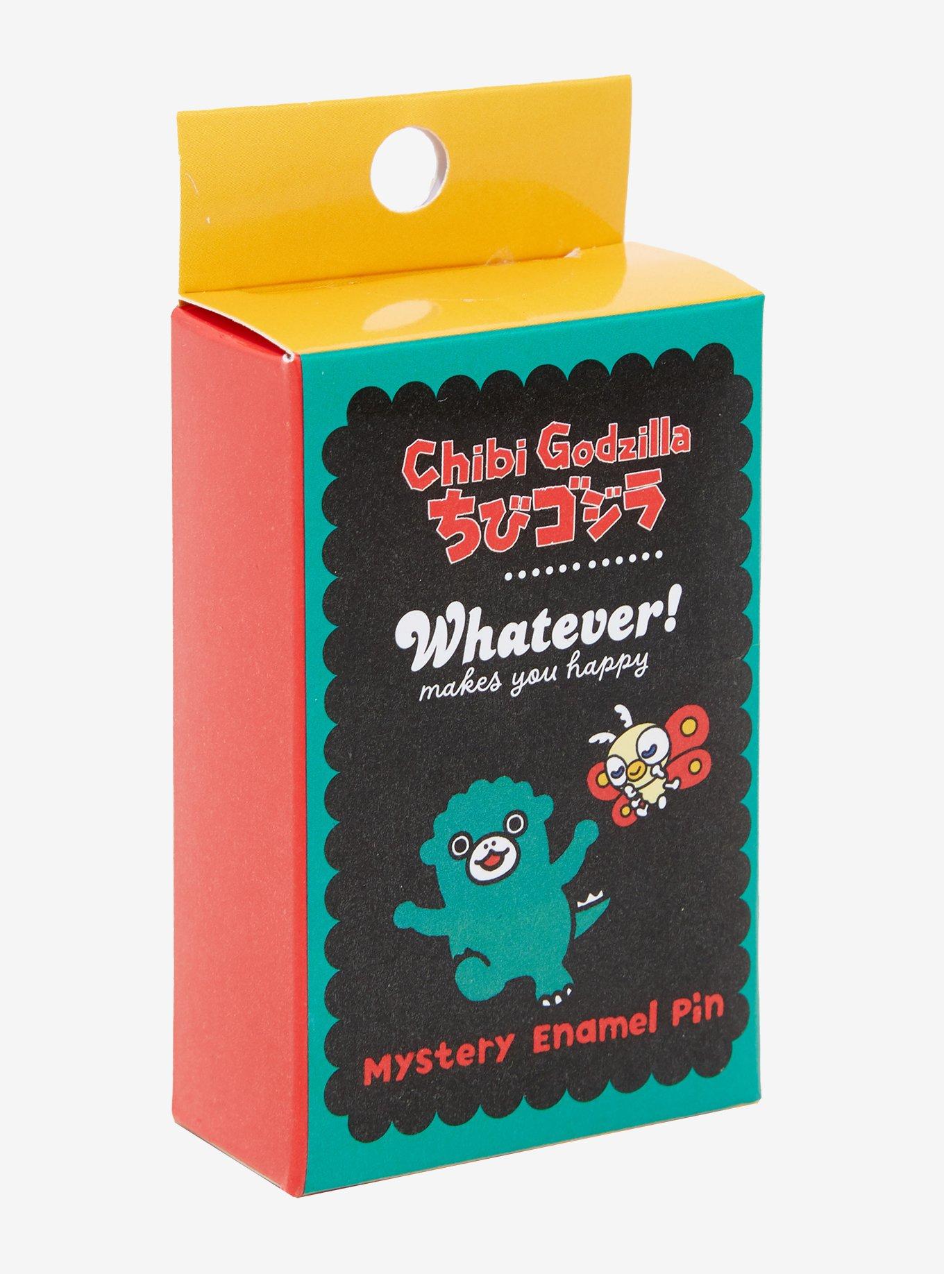 Whatever! Makes You Happy Godzilla and Friends Chibi Blind Box Enamel Pin, , alternate