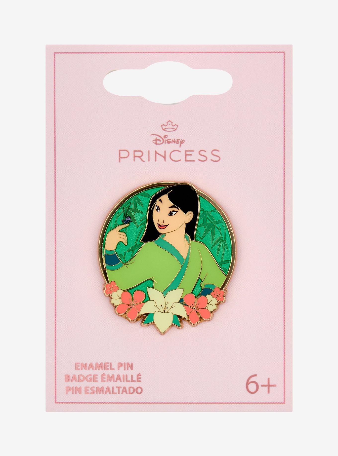 Loungefly Disney Mulan Flower Enamel Pin &mdash; BoxLunch Exclusive, , hi-res