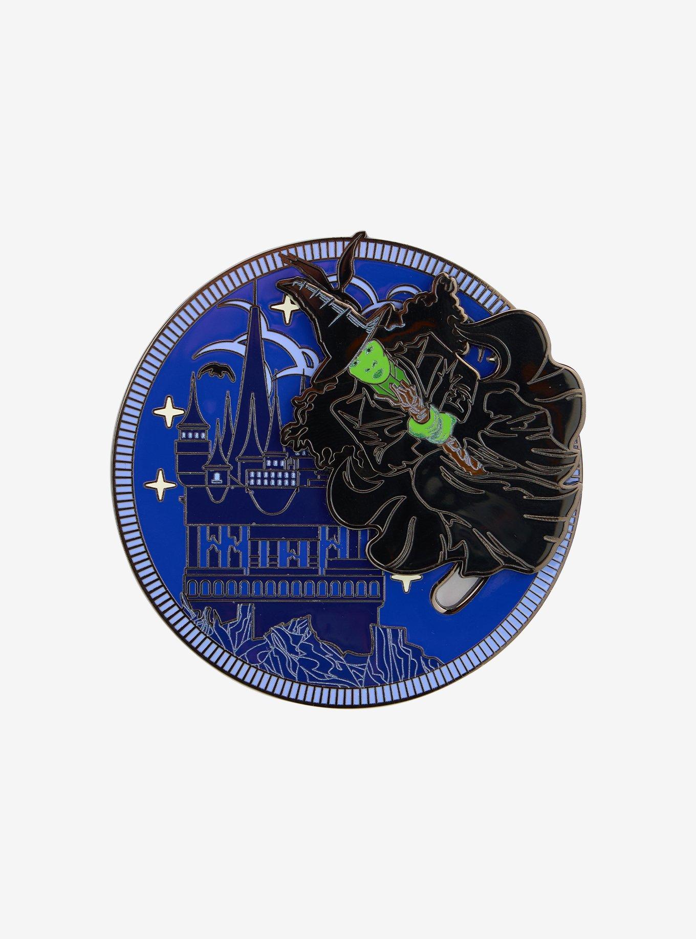 Loungefly Wicked Elphaba Broomstick Glow-in-the-Dark Limited Edition Sliding Enamel Pin &mdash; BoxLunch Exclusive, , alternate