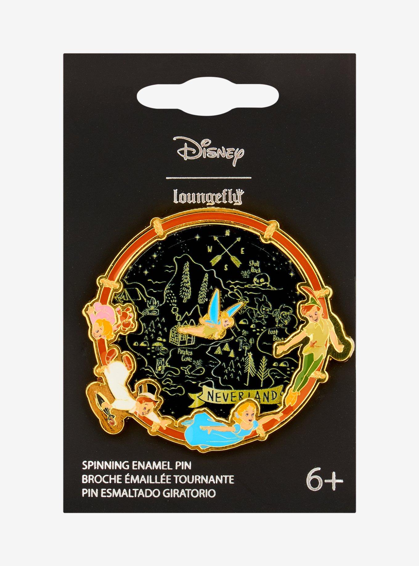Loungefly Disney Peter Pan Spinning Enamel Pin &mdash; BoxLunch Exclusive, , alternate