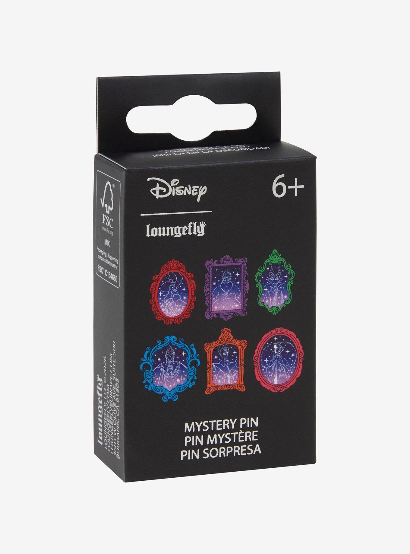 Loungefly Disney Villains Constellation Frame Blind Box Glow-in-the-Dark Enamel Pin - BoxLunch Exclusive, , hi-res