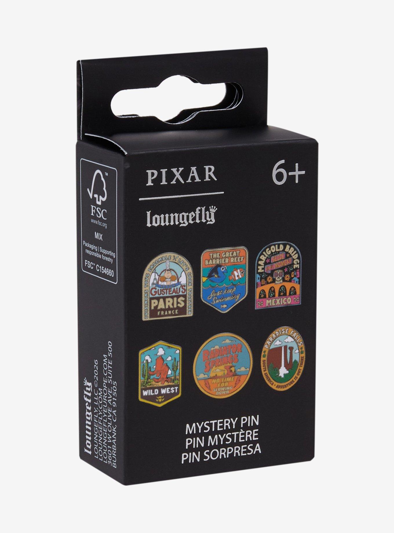 Loungefly Disney Pixar Locations Blind Box Enamel Pin - BoxLunch Exclusive, , hi-res