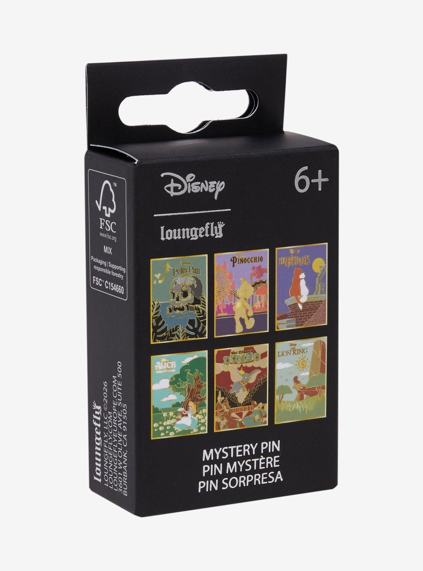Loungefly Disney Retro Poster Blind Box Enamel Pin — BoxLunch Exclusive, , hi-res