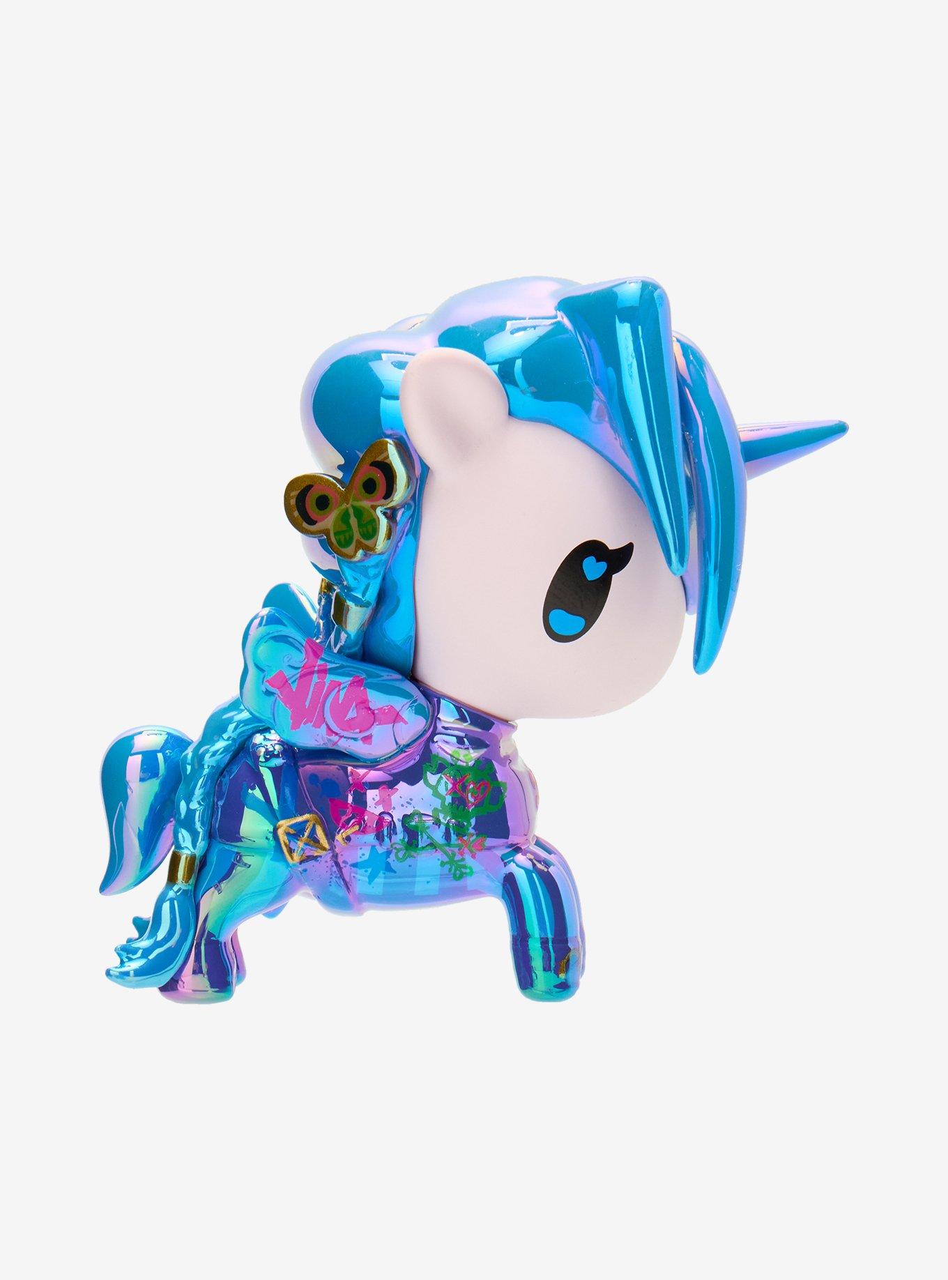 tokidoki x Arcane Blue Mayhem Jinx Glowing Neon Figure, , hi-res