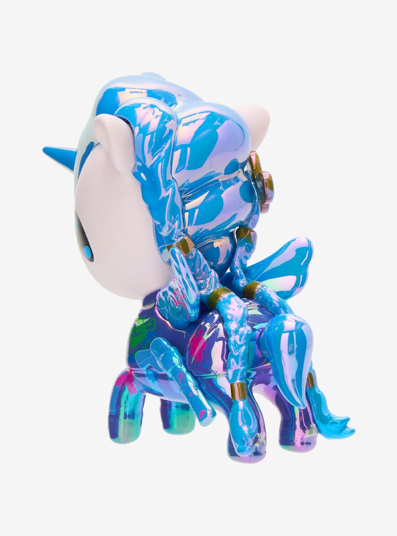 tokidoki x Arcane Blue Mayhem Jinx Glowing Neon Figure, , alternate