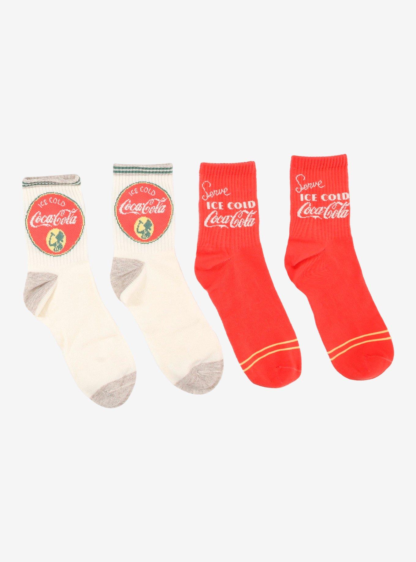 Coca-Cola Ice Cold Ankle Socks 2 Pair, , hi-res