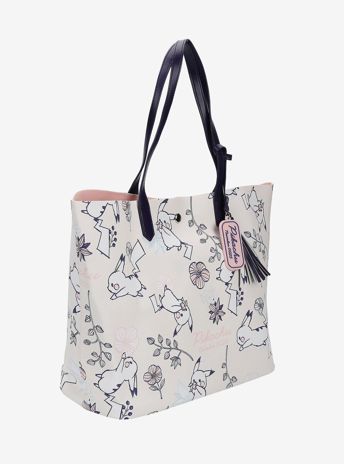 Pokémon Pikachu Floral Tote Bag, , alternate