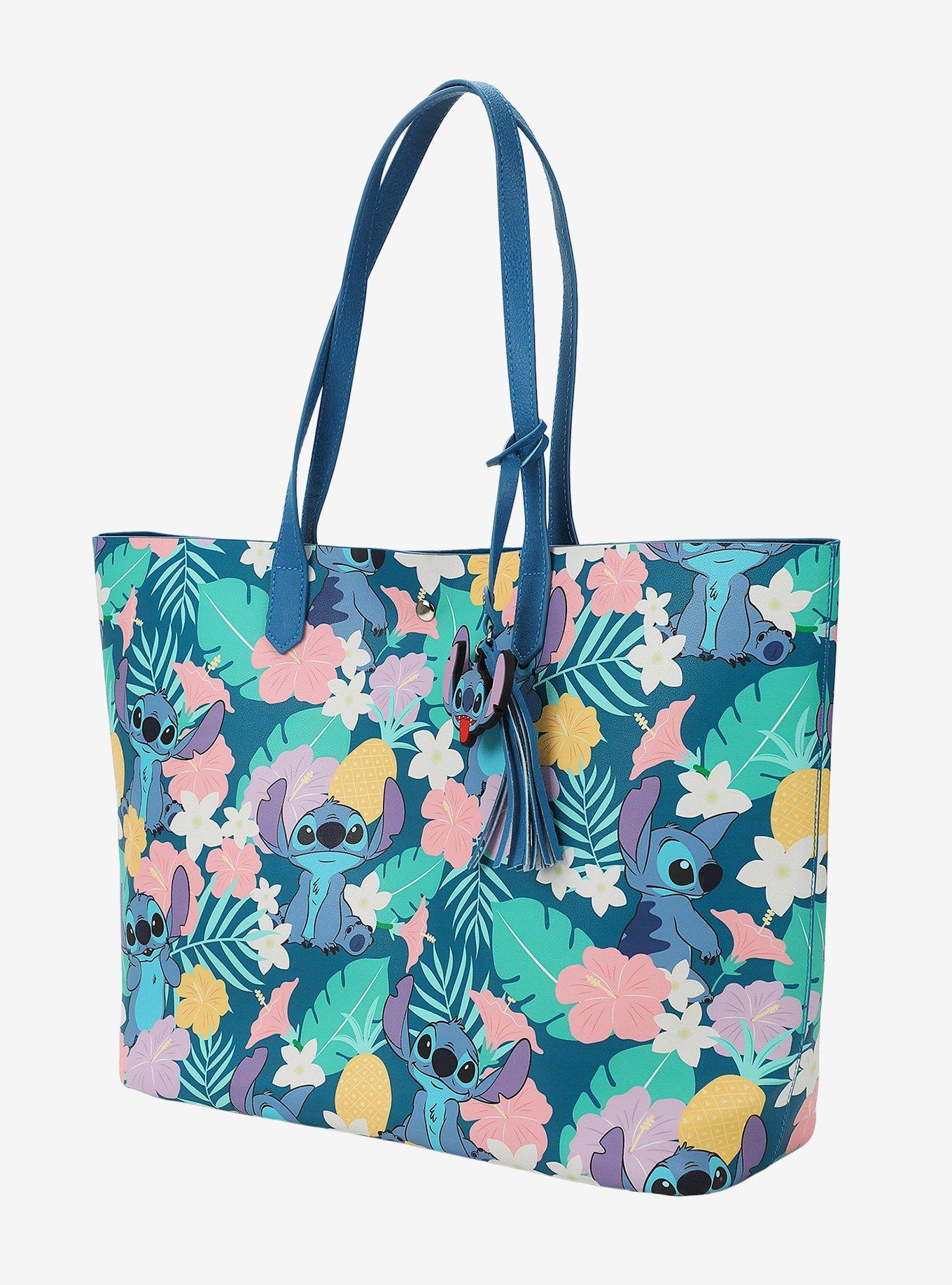 Disney Stitch Flowers & Foliage Tote Bag, , hi-res