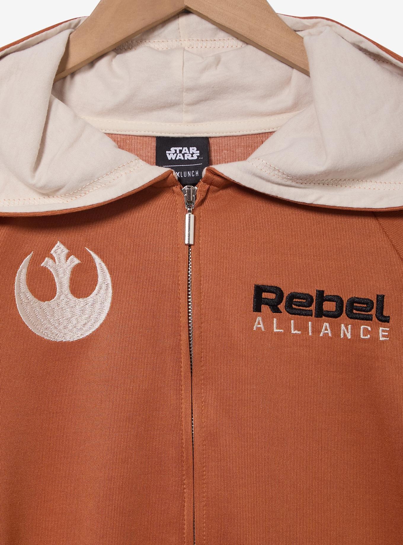 Star Wars Rebel Alliance Active Quarter Zip Hoodie Plus Size, MULTI, alternate