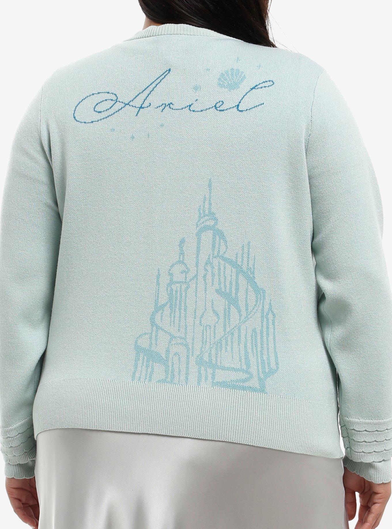 Her Universe Disney The Little Mermaid Ariel Scallop Cardigan Plus Size Her Universe Exclusive, , hi-res