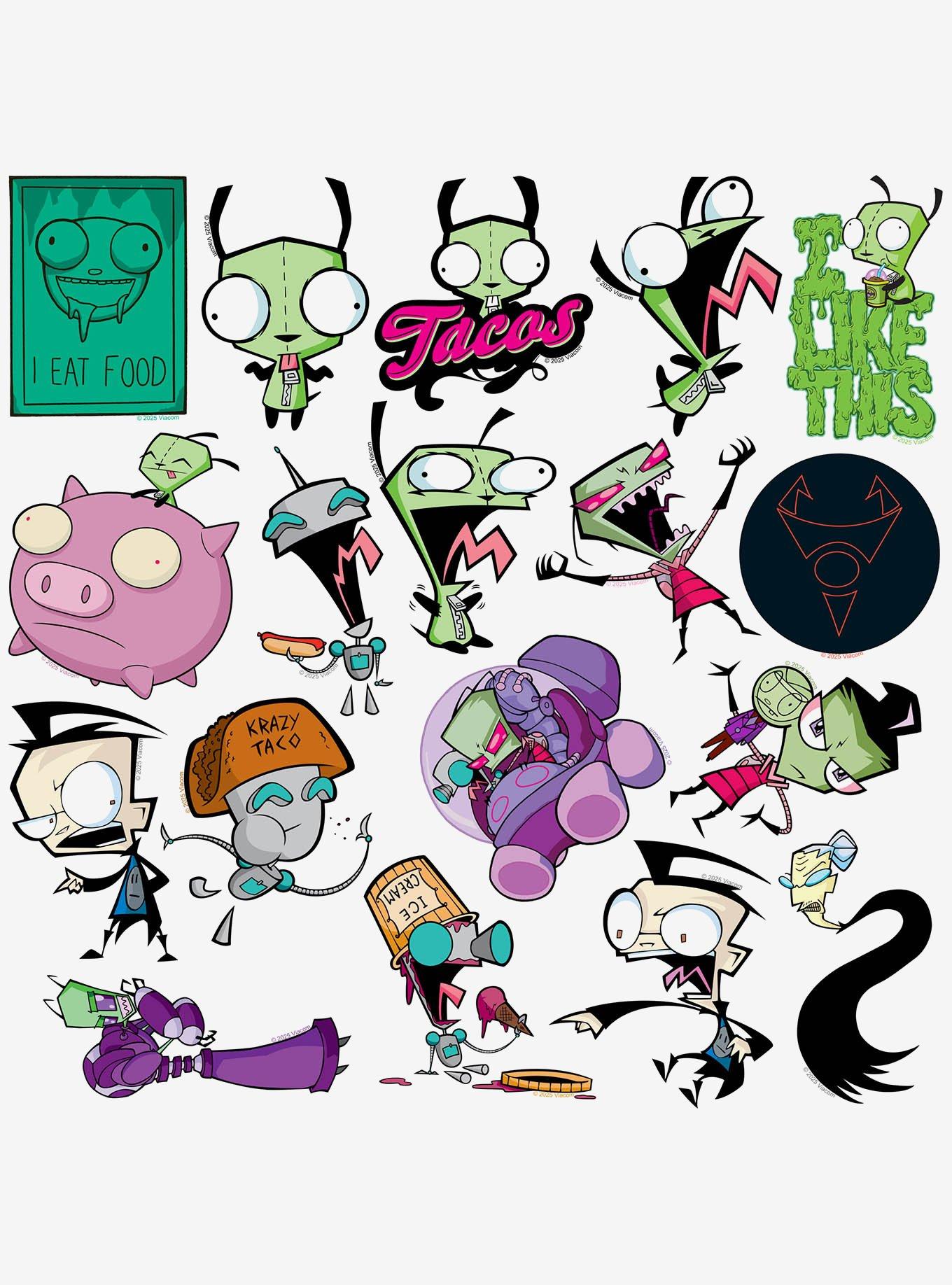 Invader Zim Variety 50ct Sticker Pack, , alternate