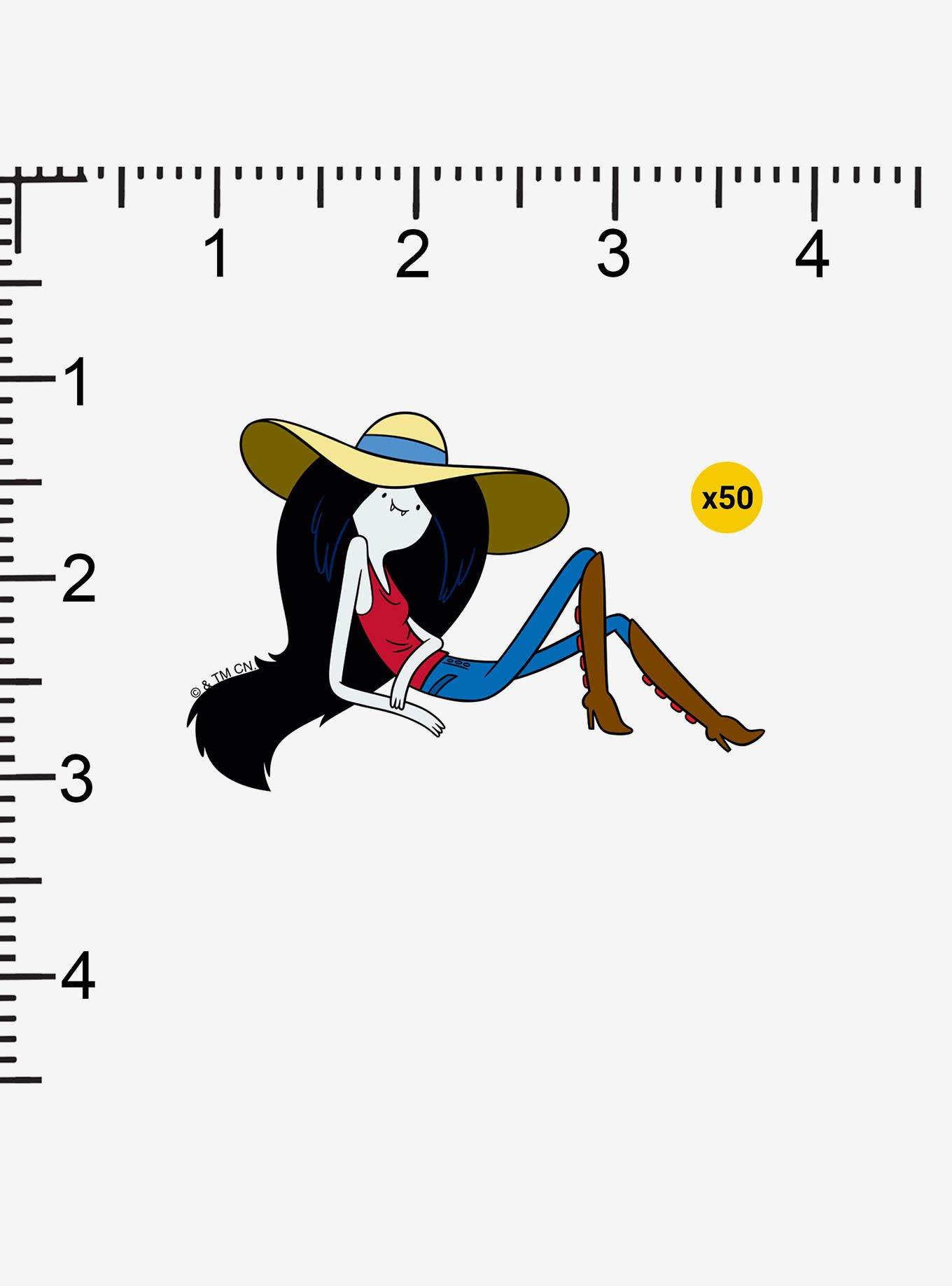 Adventure Time Marceline Face 50ct Sticker Pack, , alternate