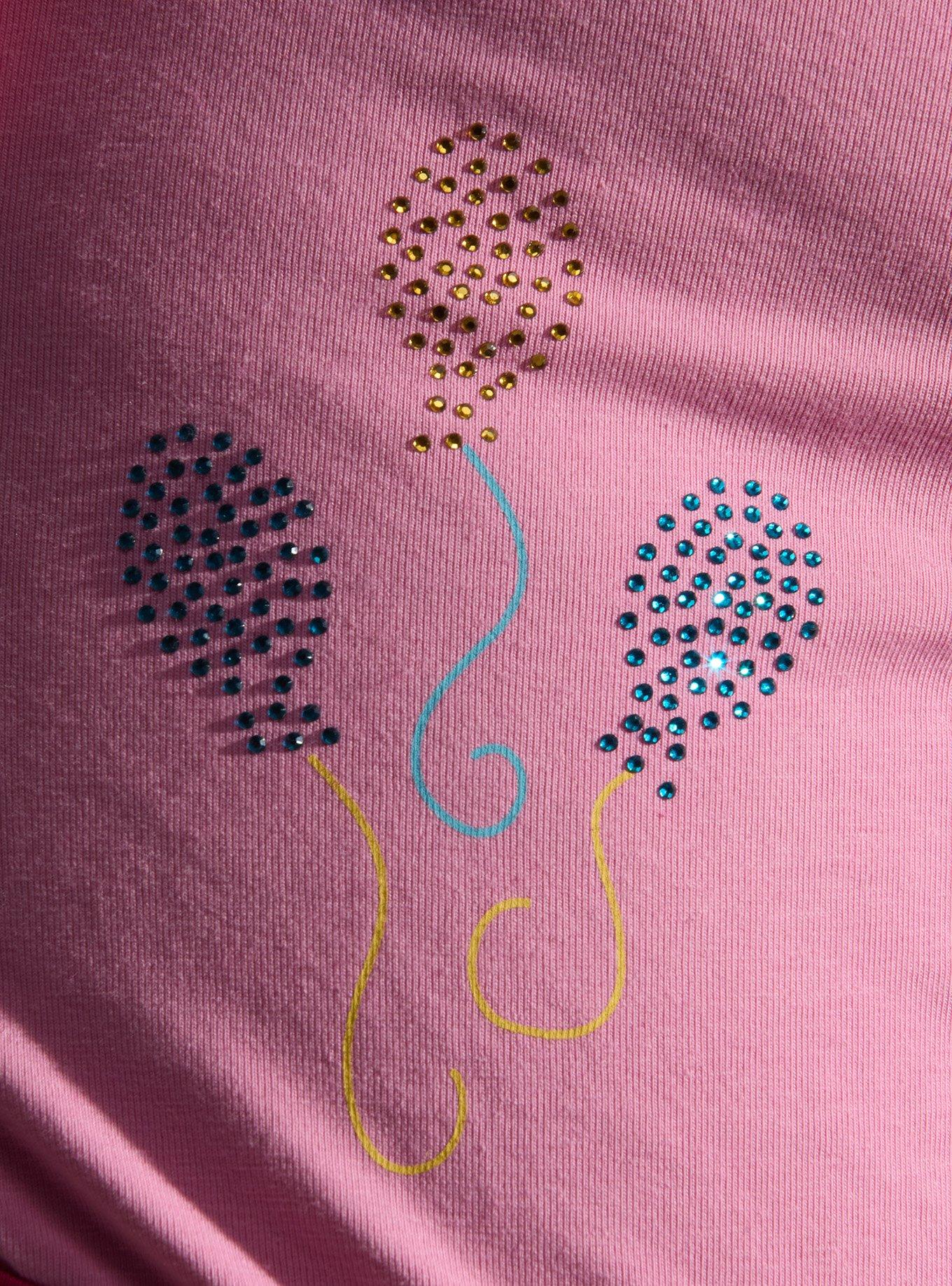 My Little Pony Pinkie Pie Rhinestone Soft Shorts Plus Size, PINK, alternate - view 3