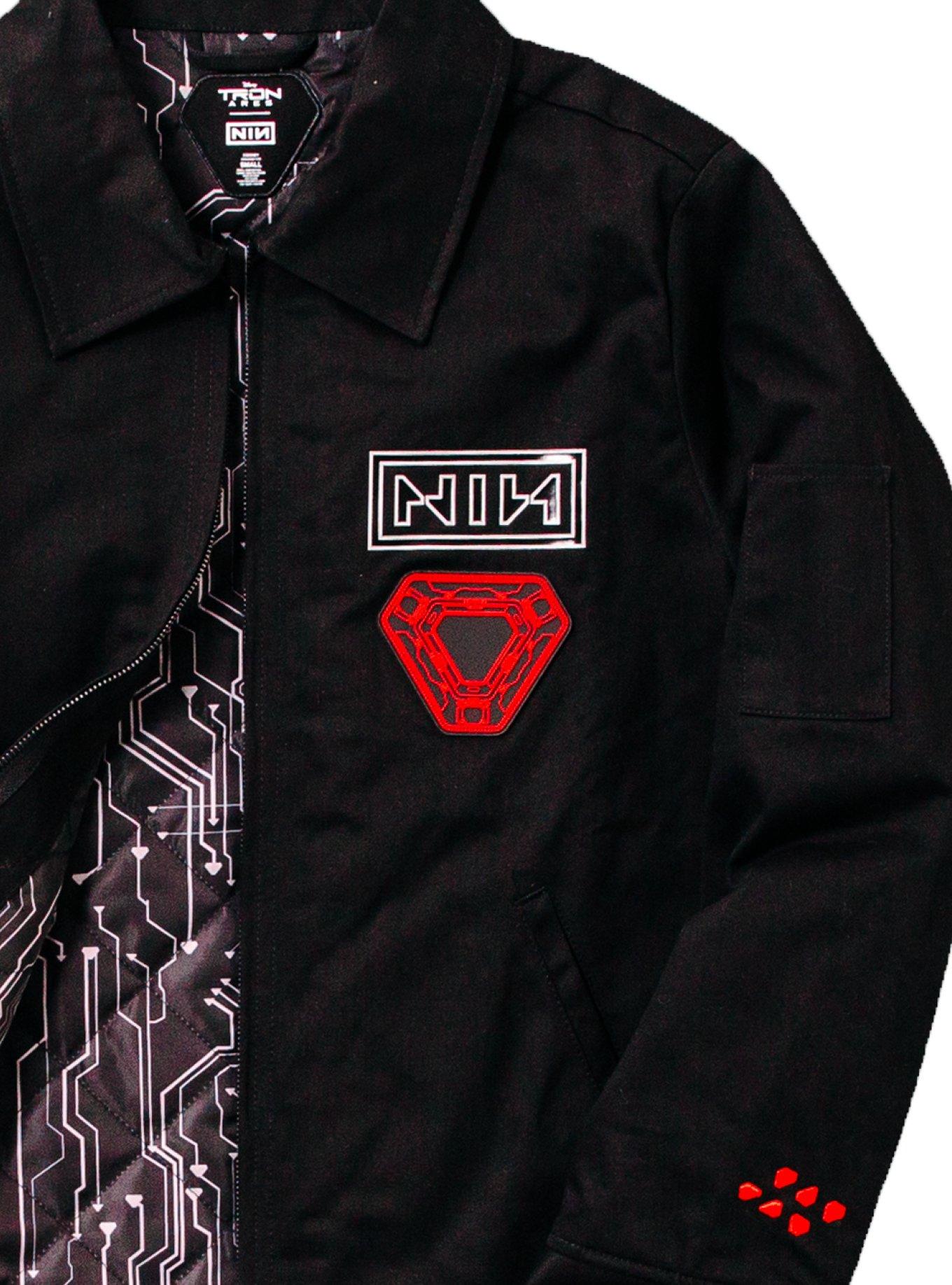 Nine Inch Nails X Tron: Ares Patch Embroidery Jacket Hot Topic Exclusive, BLACK, alternate