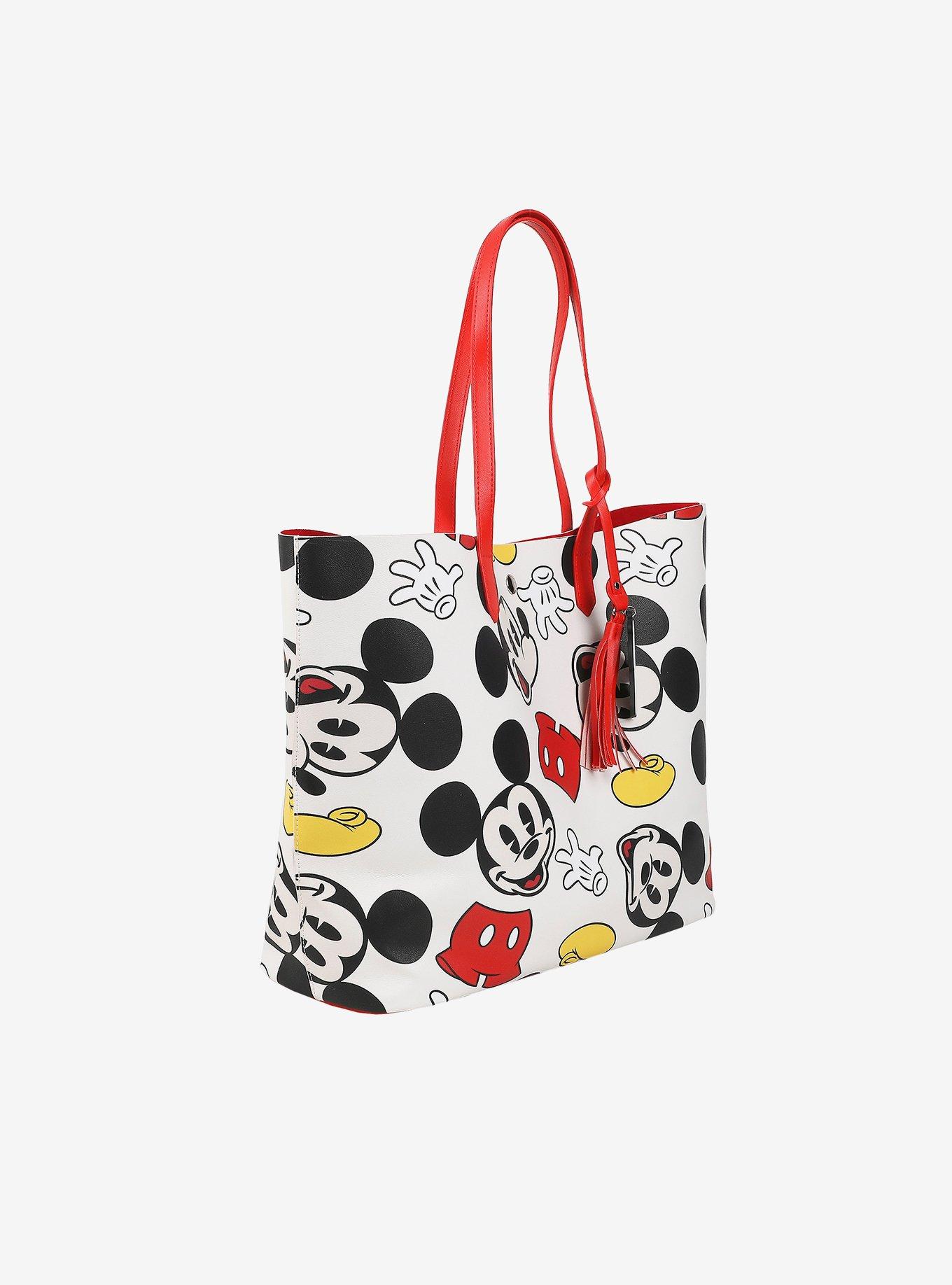 Disney Mickey Mouse Allover Print Tote Bag, , alternate
