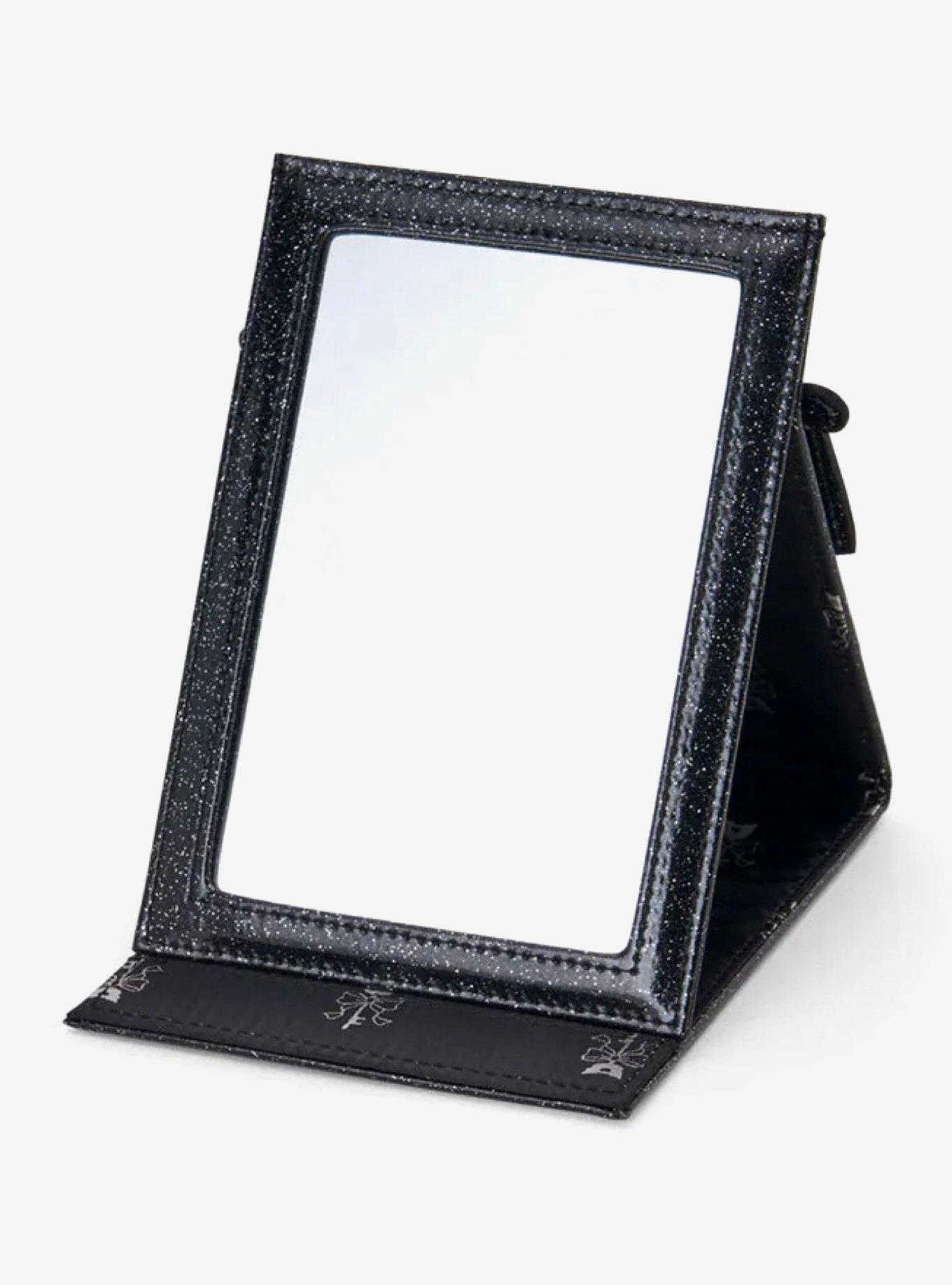 Kuromi Heart Gem Glitter Folding Mirror, , hi-res