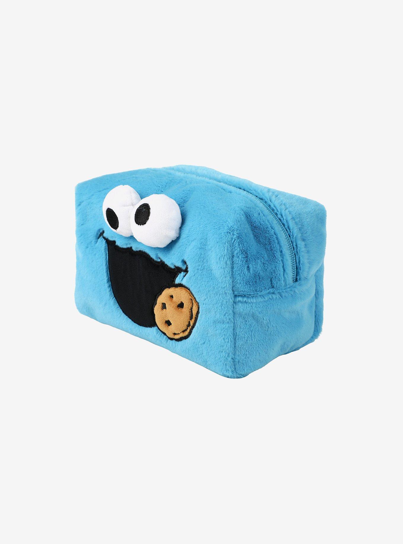Sesame Street Cookie Monster Plush Makeup Bag, , alternate