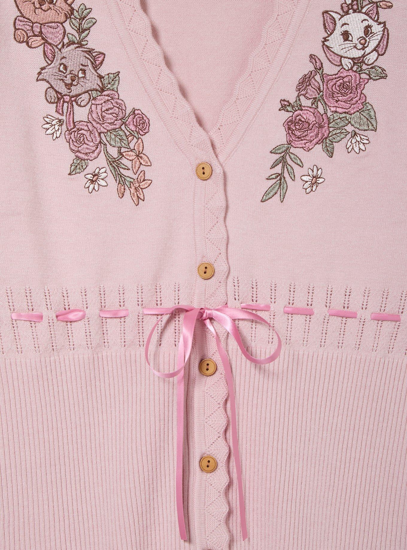 Disney The Aristocats Floral Kittens Women's Cardigan - BoxLunch Exclusive