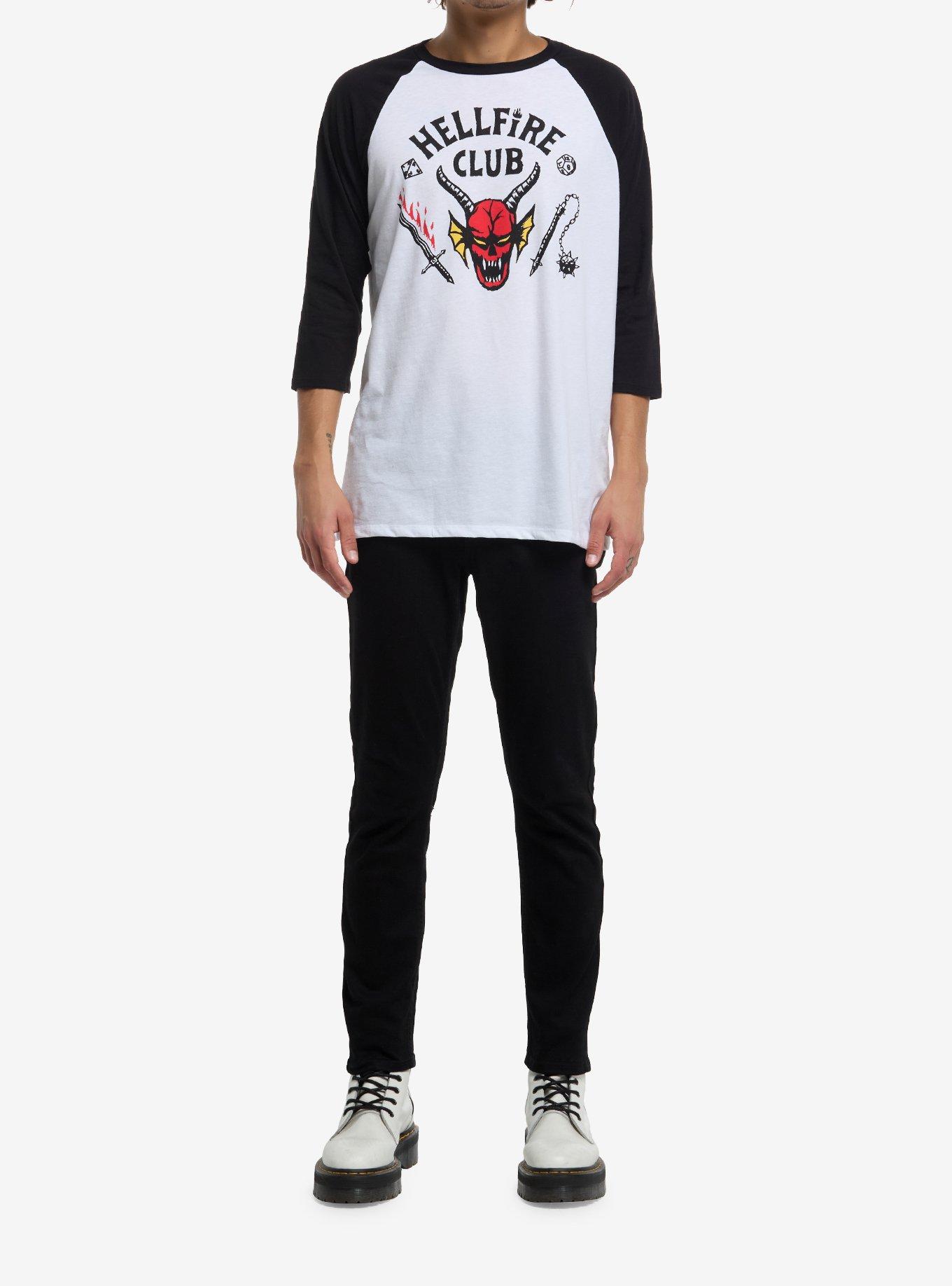 Stranger Things Hellfire Club Raglan T-Shirt, , hi-res