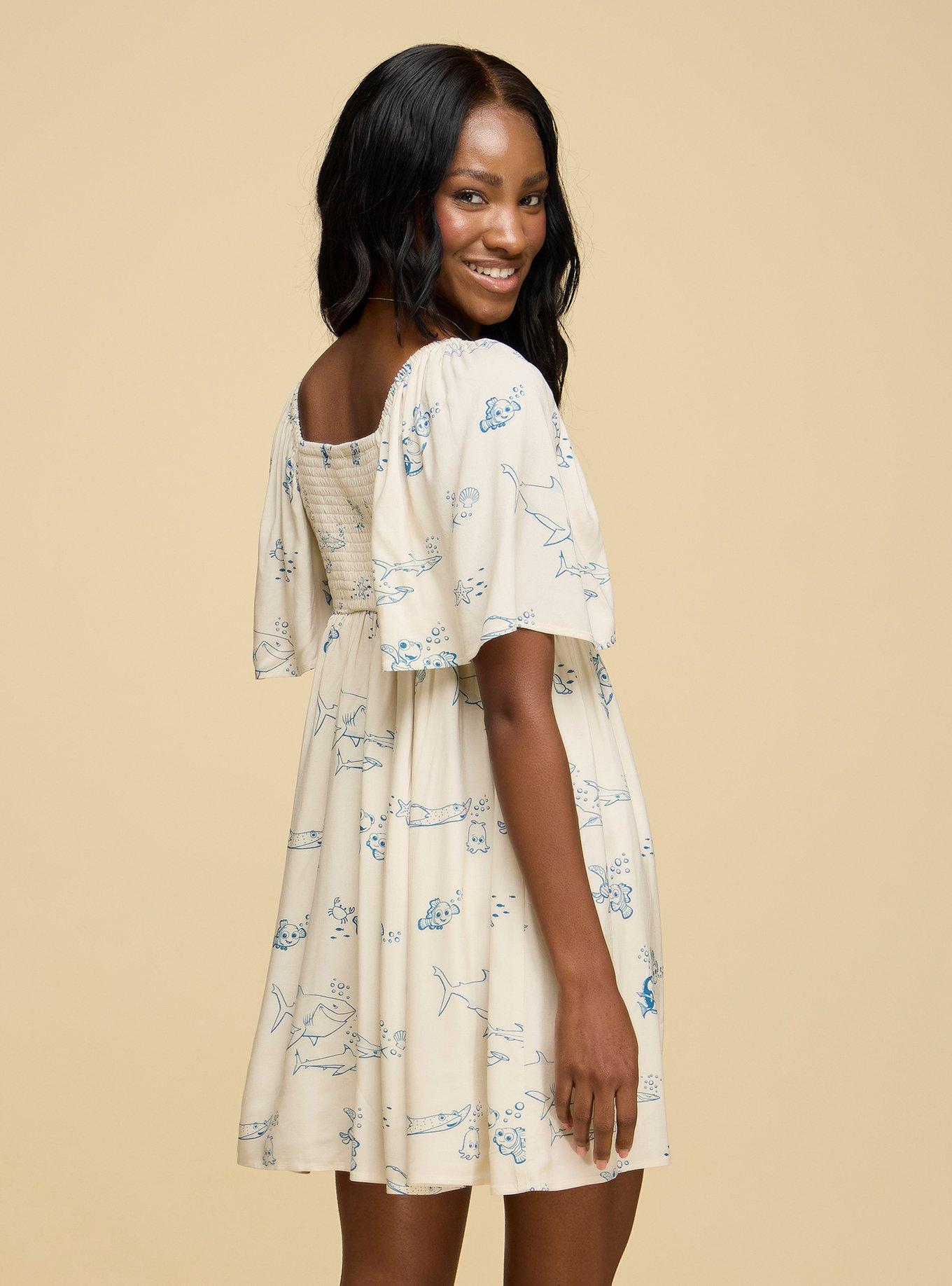 Her Universe Disney Pixar Finding Nemo Character Flutter Sleeve Dress Her Universe Exclusive, MULTI, alternate