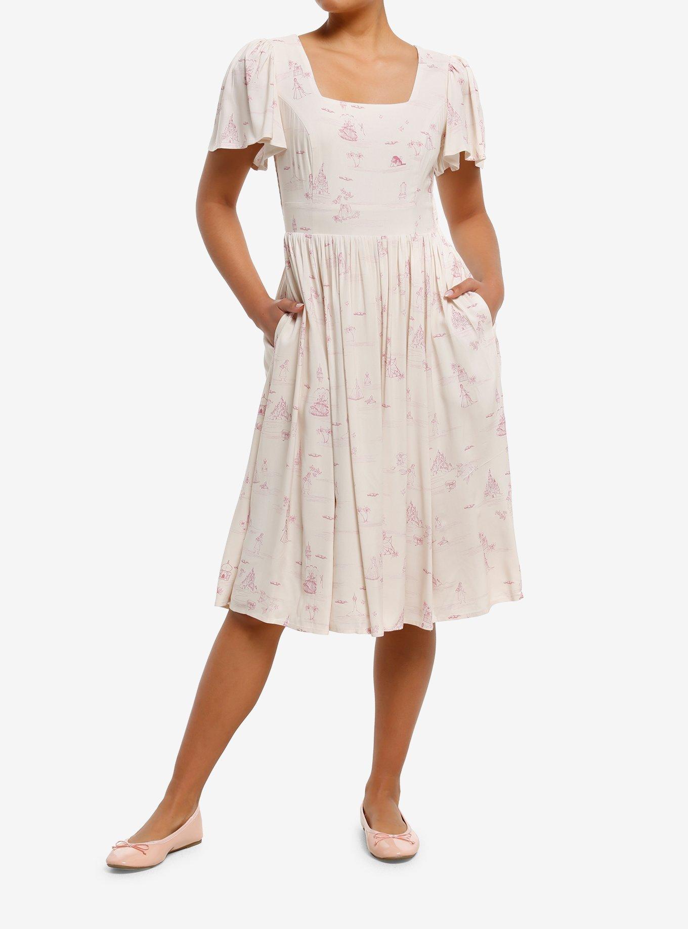 Her Universe Disney Princess Flutter Sleeve Dress Her Universe Exclusive, , hi-res