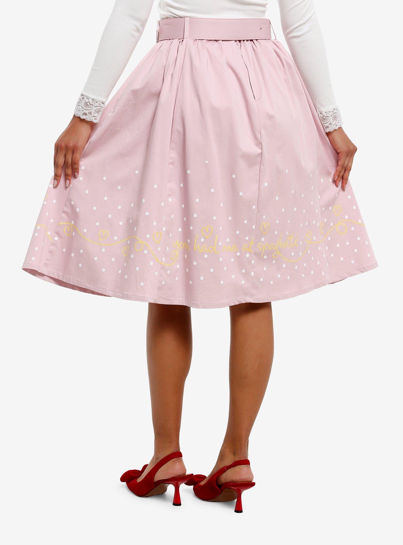 Her Universe Disney Lady And The Tramp Belted Retro Skirt Her Universe Exclusive, , hi-res