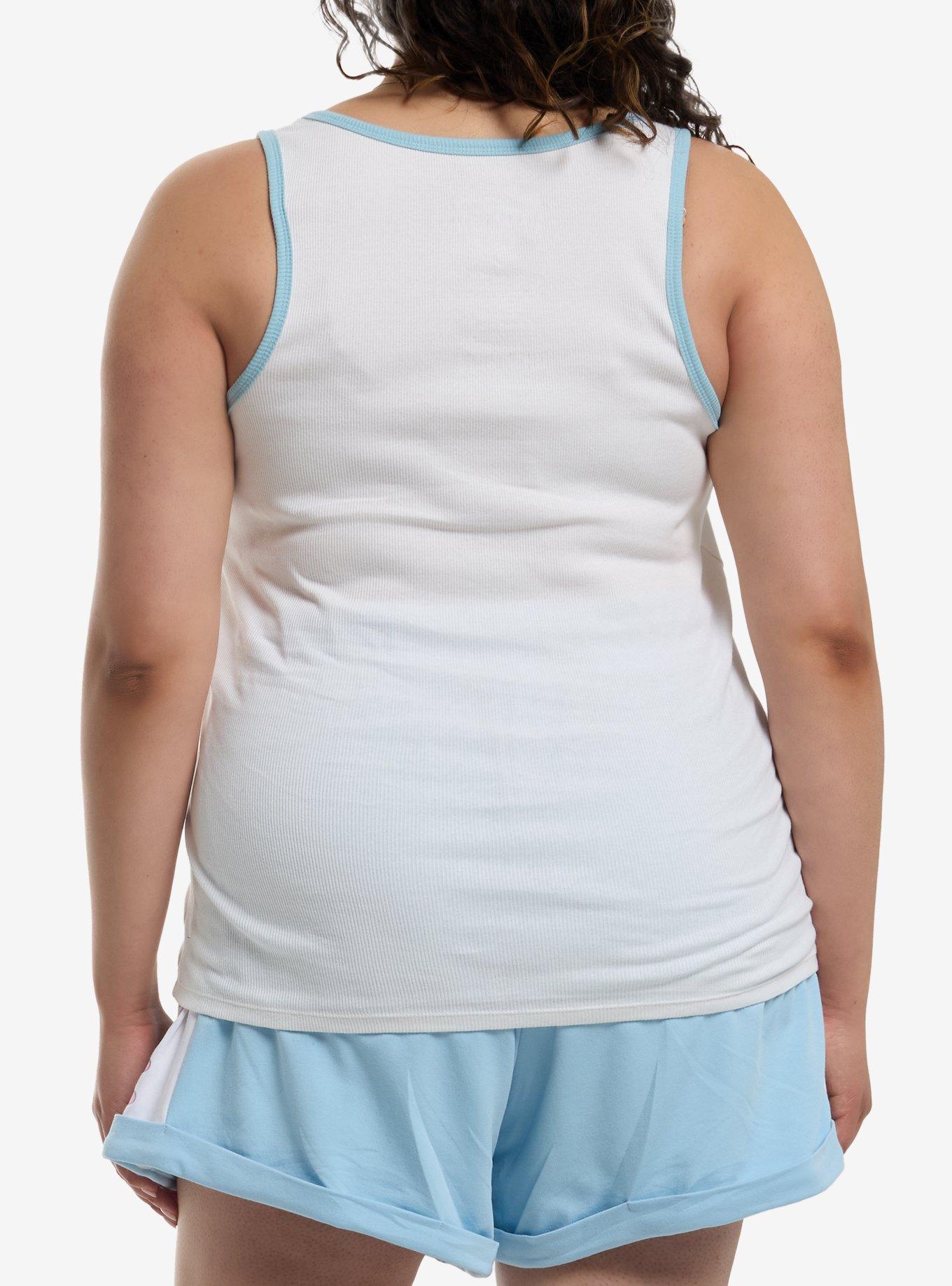 Cinnamoroll Sleepover Girls Racerback Tank Top Plus Size, MULTI, alternate