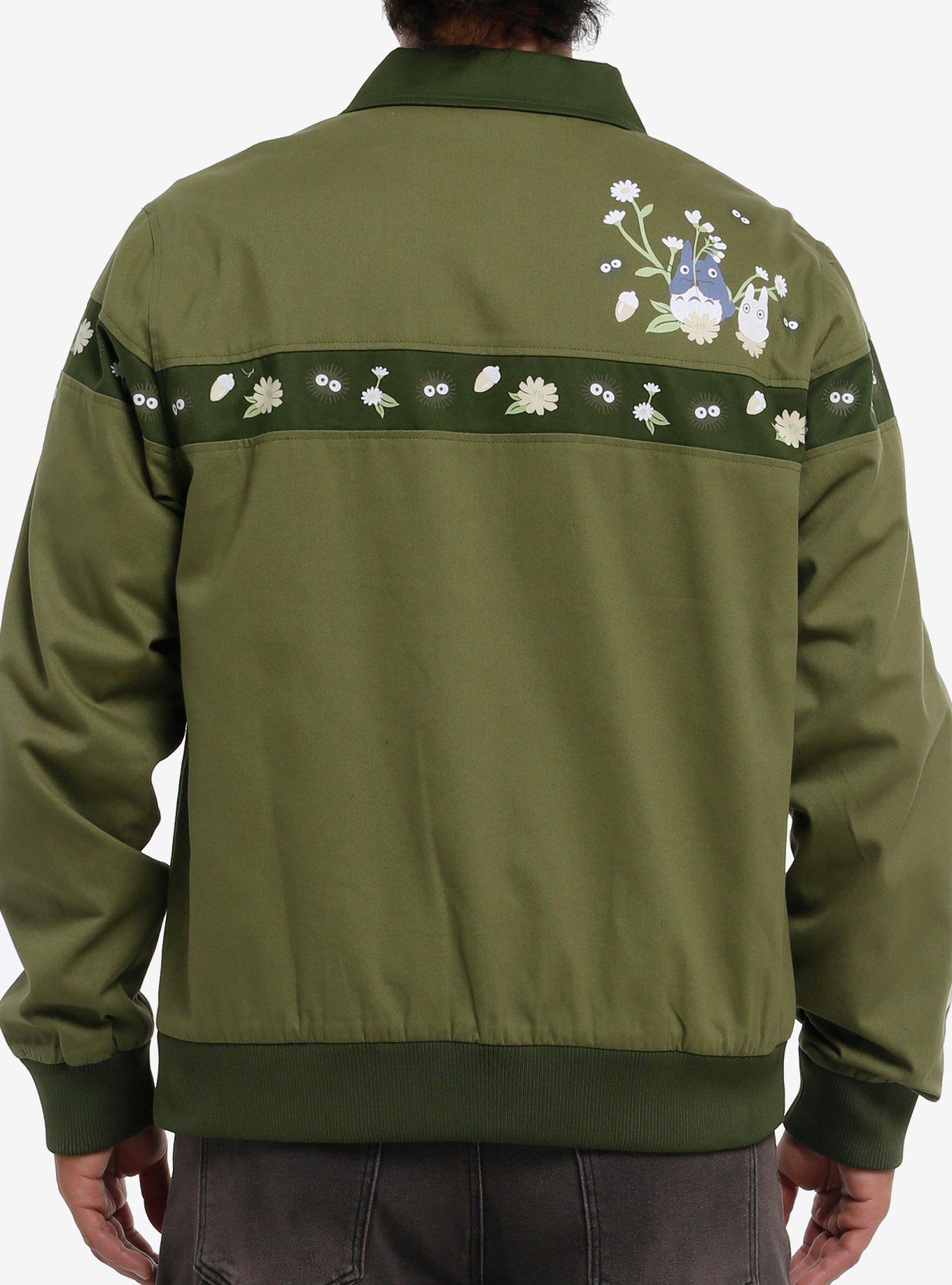 Our Universe Studio Ghibli® My Neighbor Totoro Soot Sprites Green Bomber Jacket, SAGE, alternate