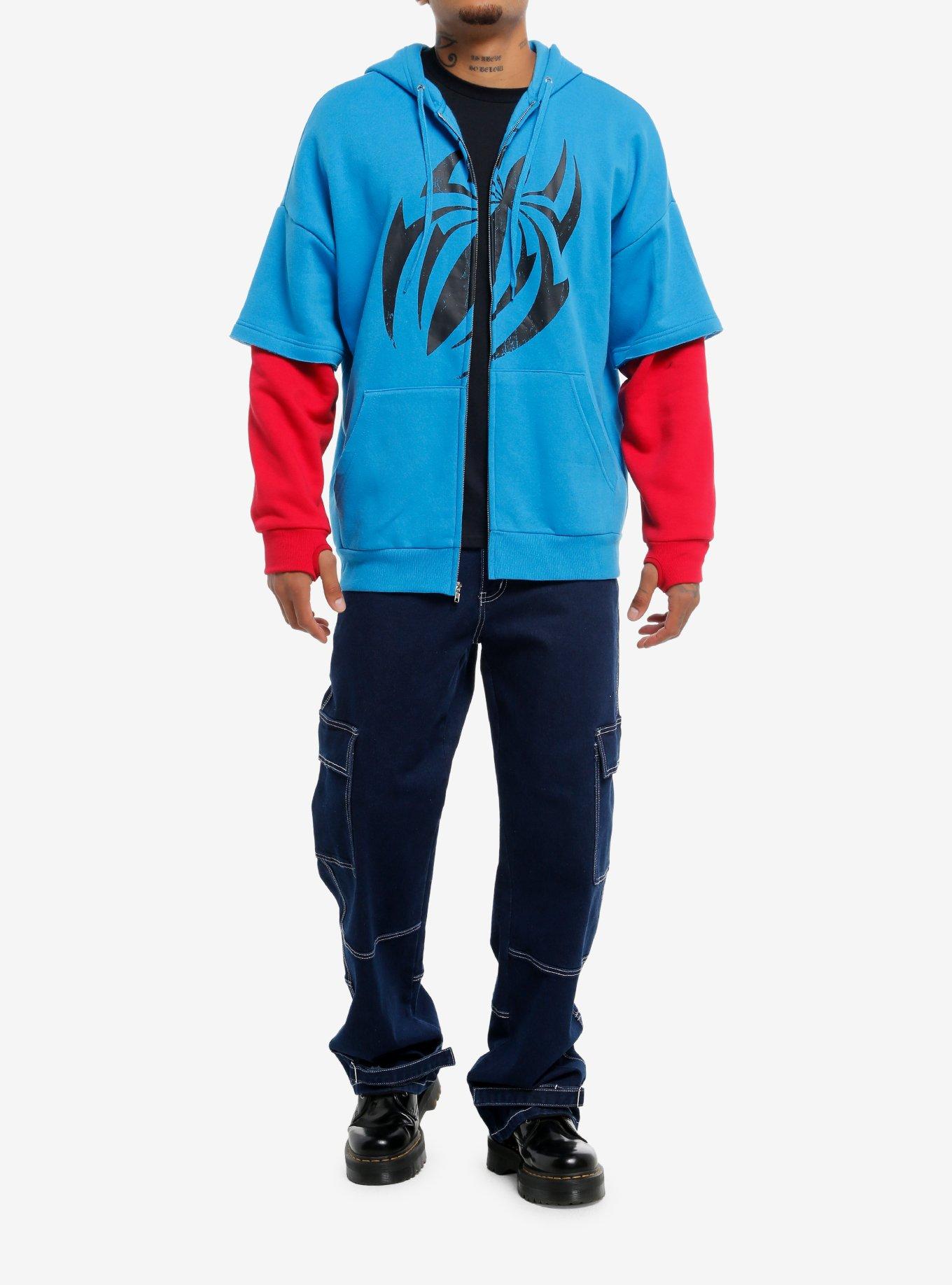 Our Universe Marvel Spider-Man: Across The Spider-Verse Scarlet Spider Twofer Hoodie, MULTI, alternate