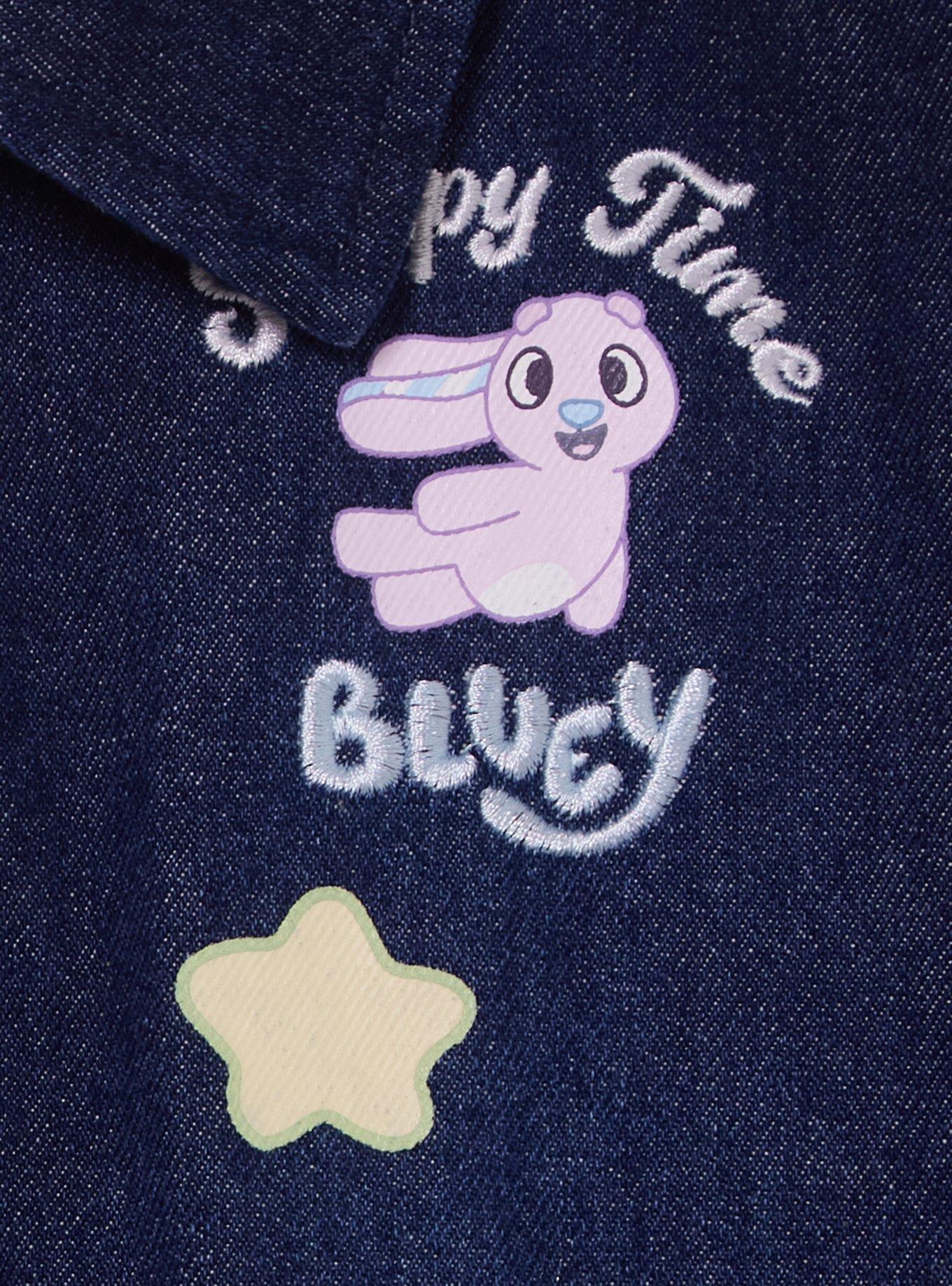 Disney Bluey Sleepy Time Toddler Denim Jacket - BoxLunch Exclusive, NAVY, alternate